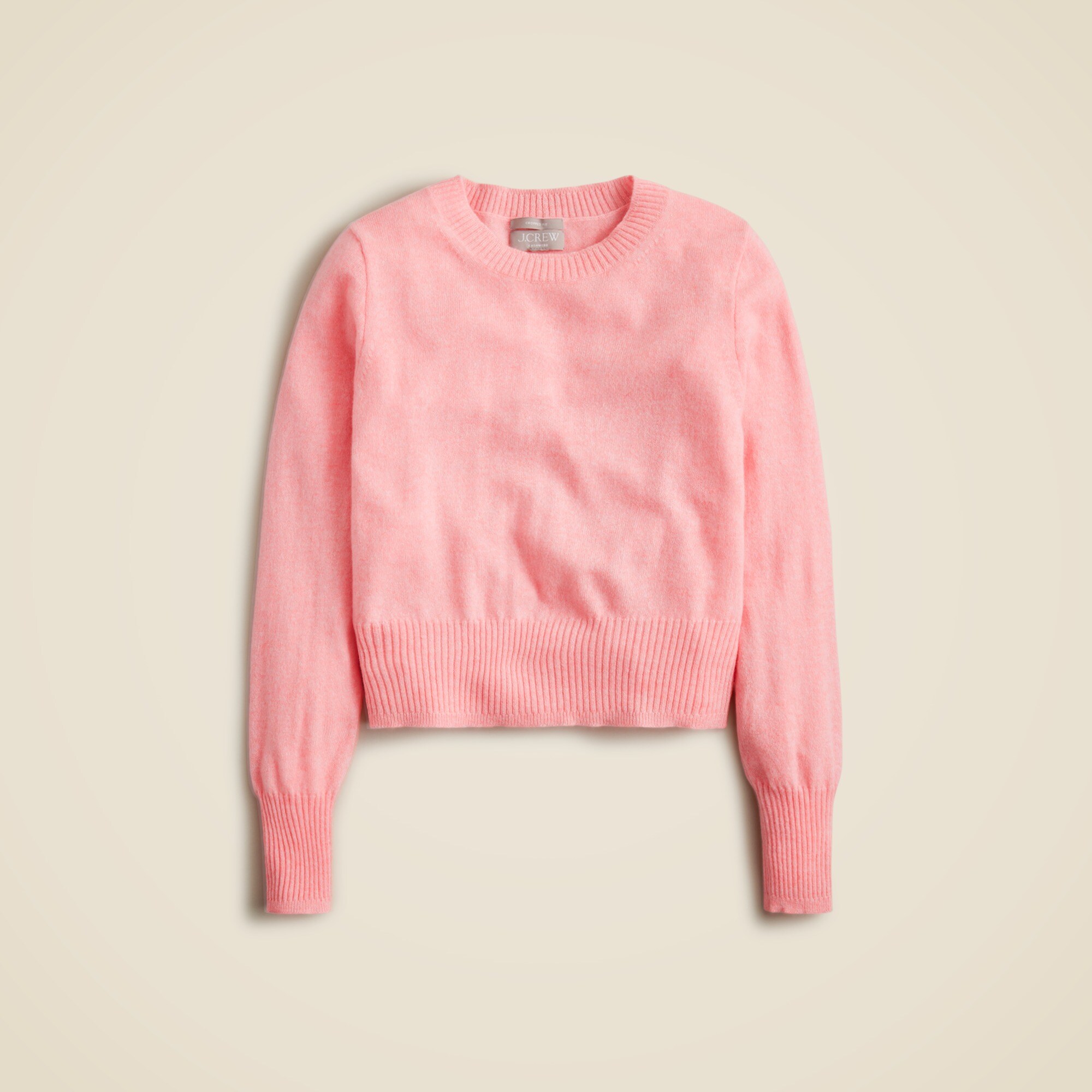 J.Crew Tall Italian Cashmere Crewneck Sweater, $229, J.Crew