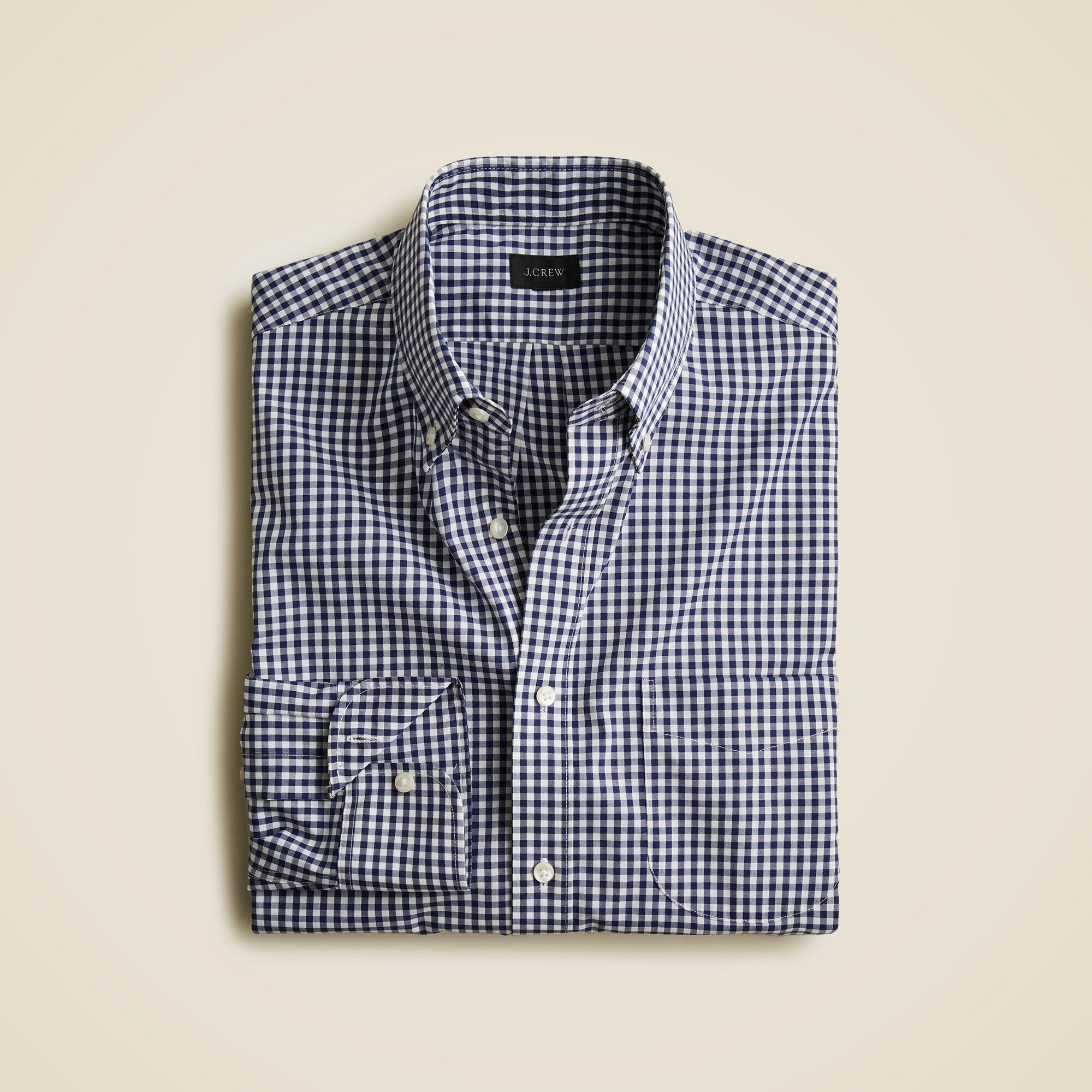  Bowery wrinkle-free dress shirt with button-down collar