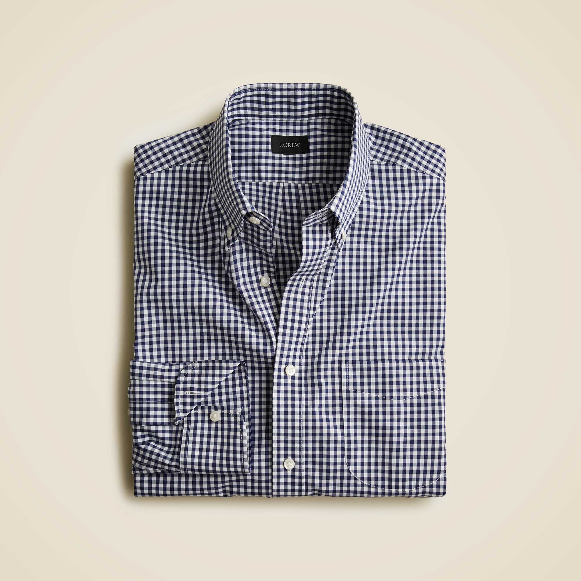Bowery wrinkle-free dress shirt with button-down collar