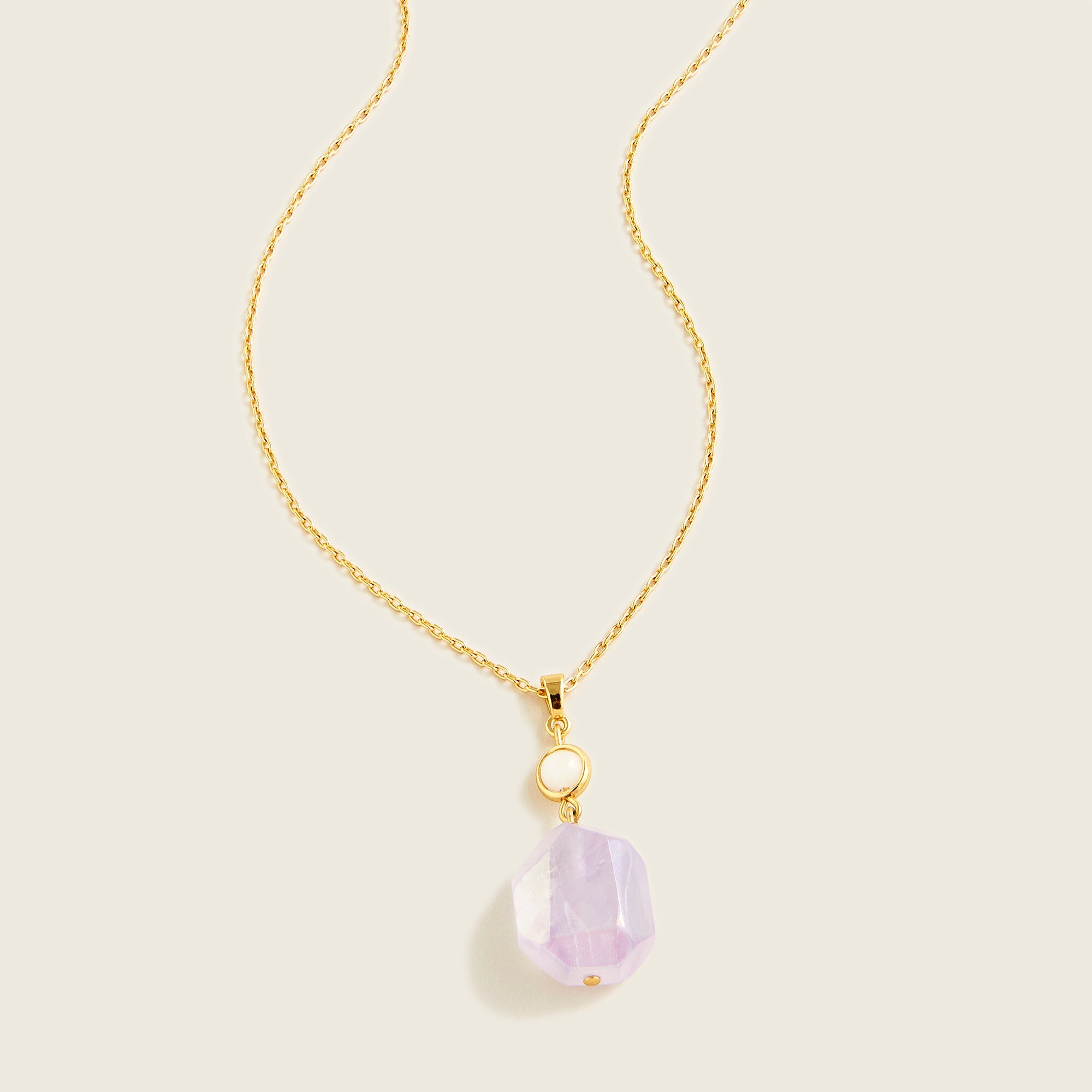 Stone pendant necklace