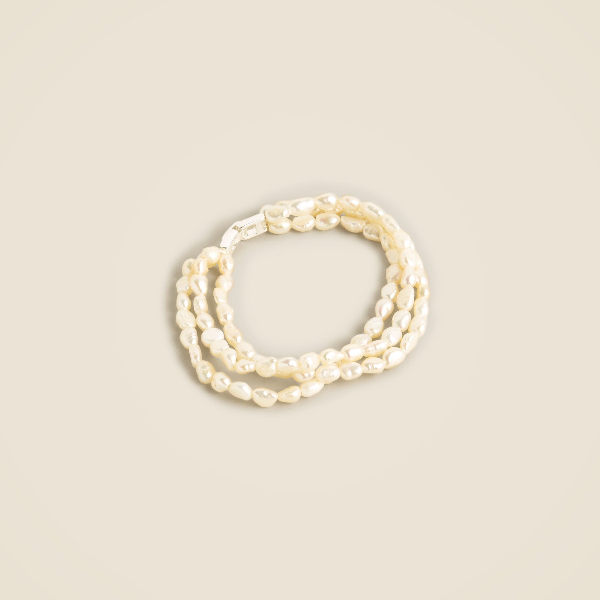 Freshwater pearl layered bracelet