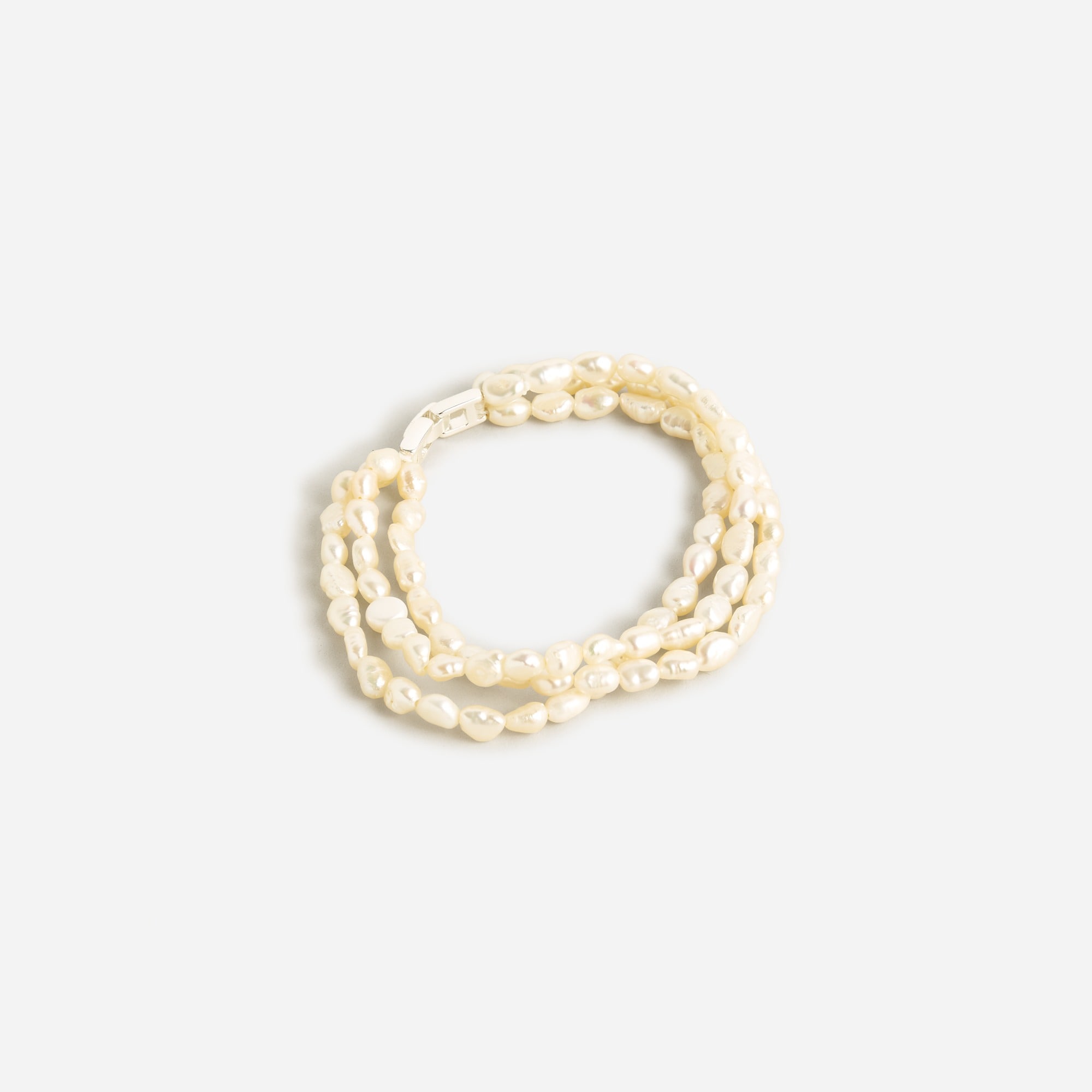 womens Freshwater pearl layered bracelet