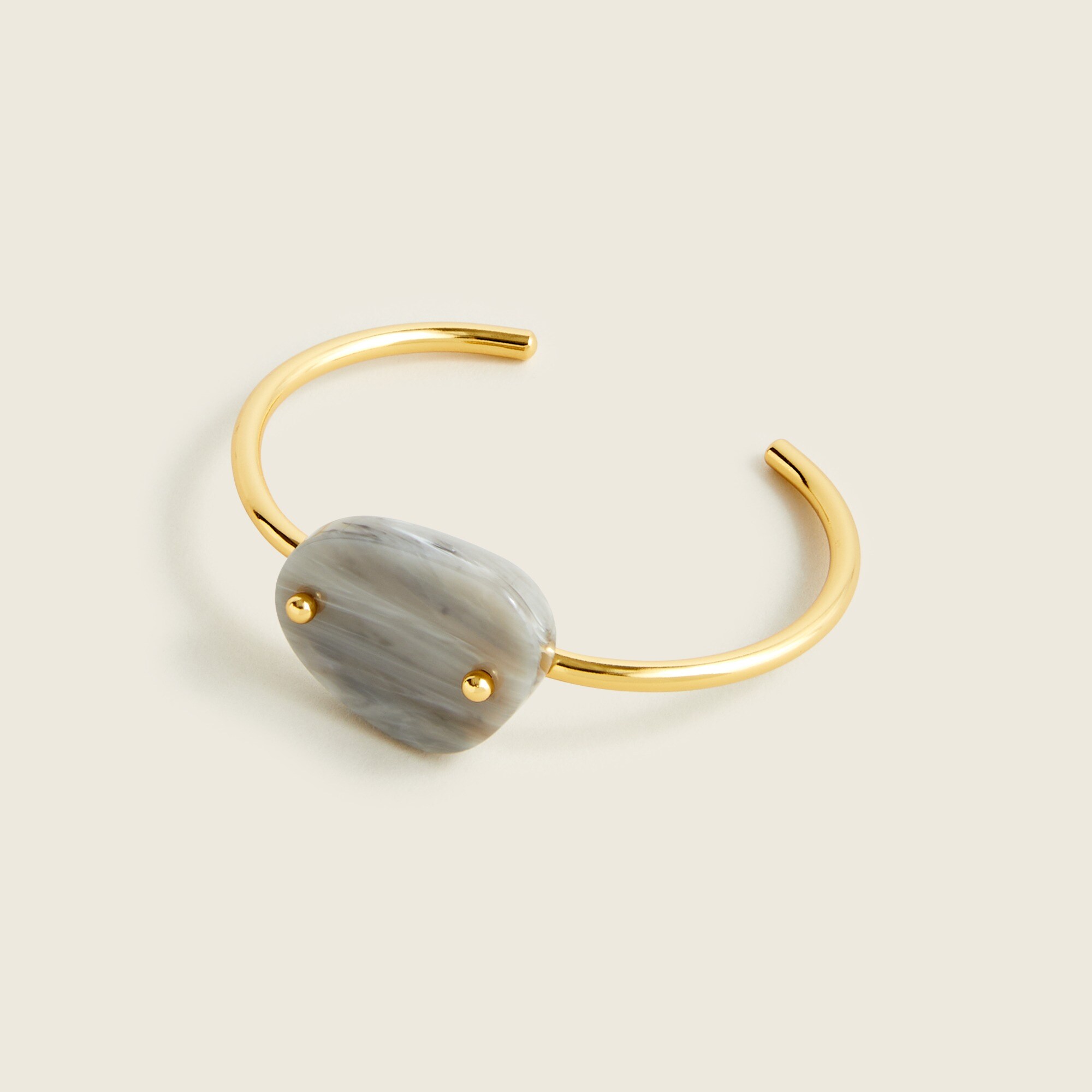Acetate stone open cuff