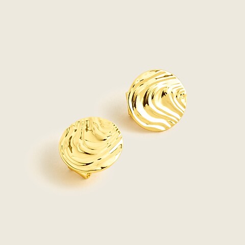 Gold-plated magma earrings