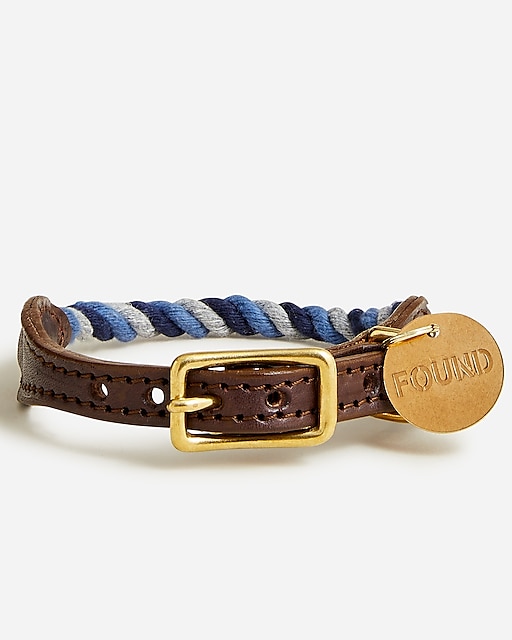 homes Found My Animal™ X J.Crew Nantucket upcycled-rope cat and dog collar
