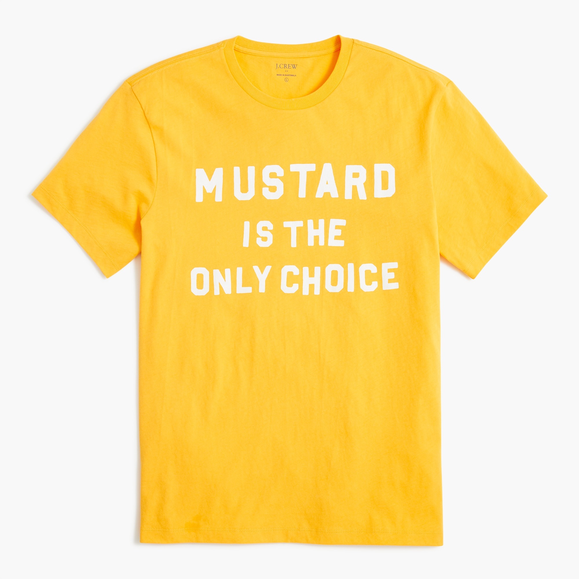 Mustard only graphic tee
