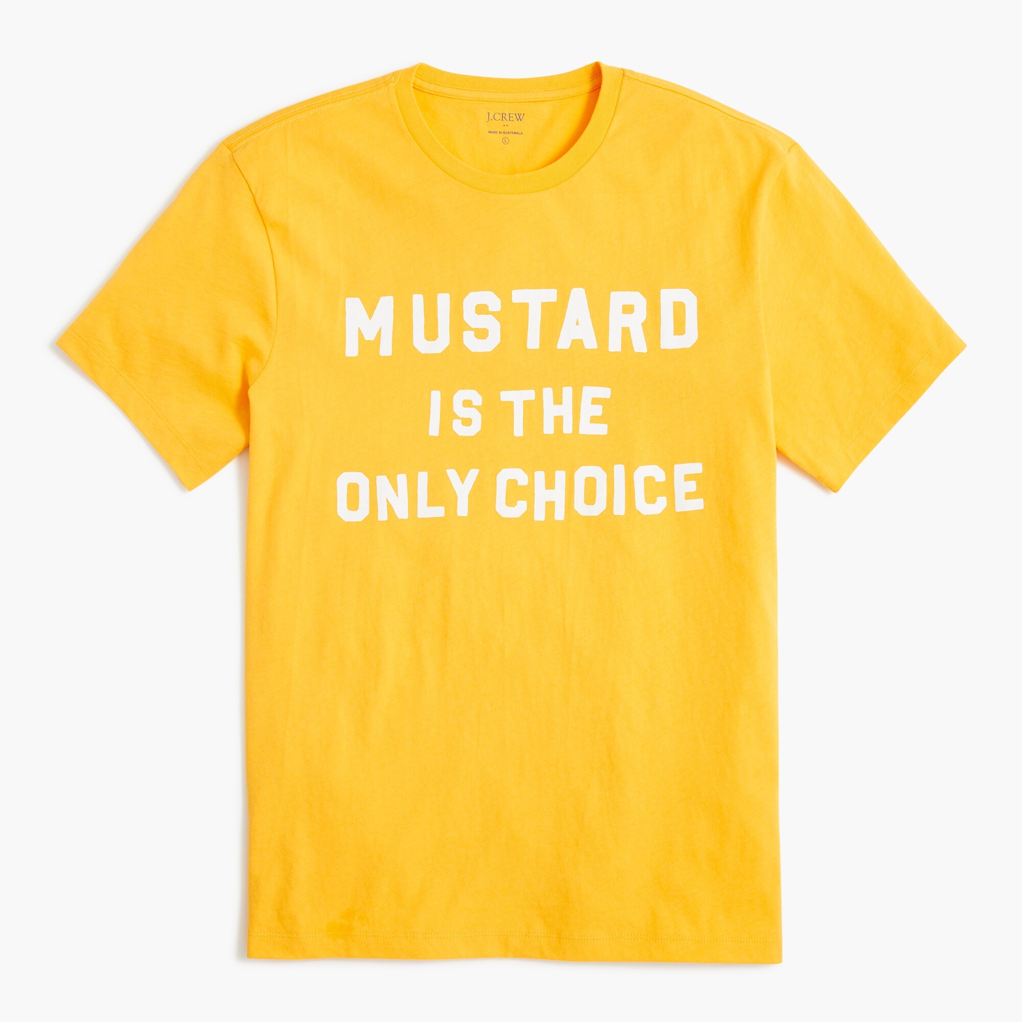 Mustard only graphic tee