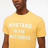 Mustard only graphic tee