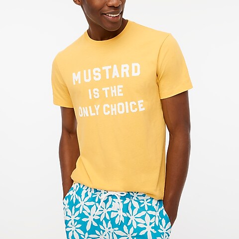  Mustard only graphic tee
