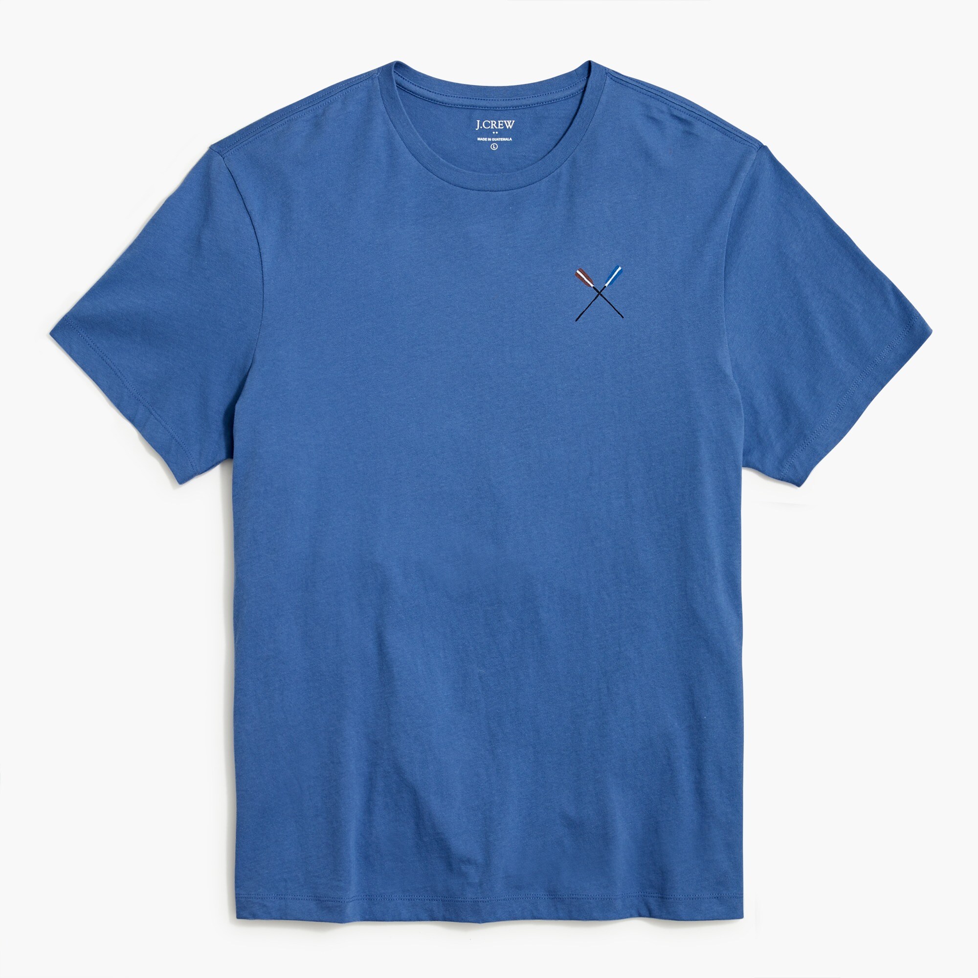 rowing sunset graphic tee for men