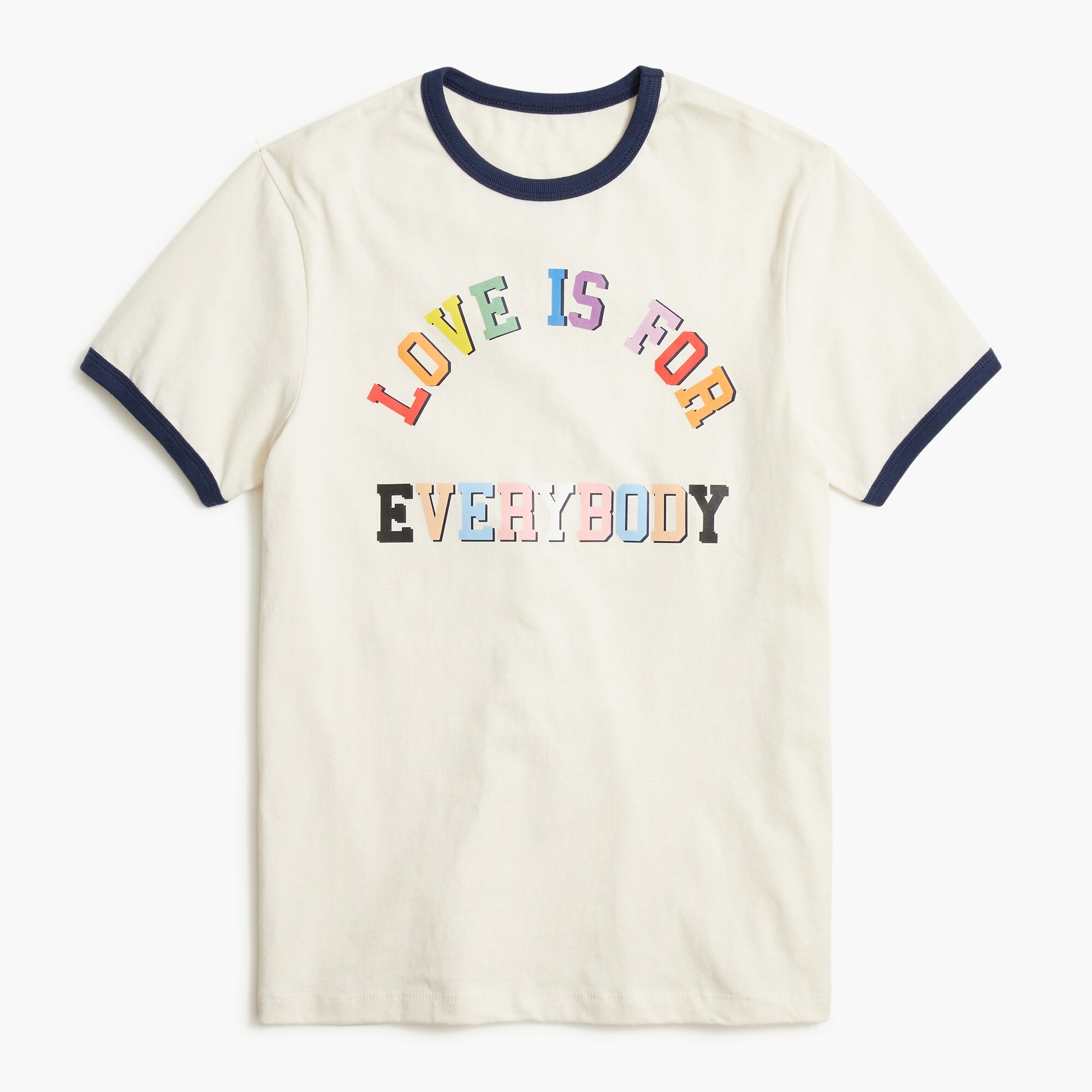Love is for everybody adults' graphic tee