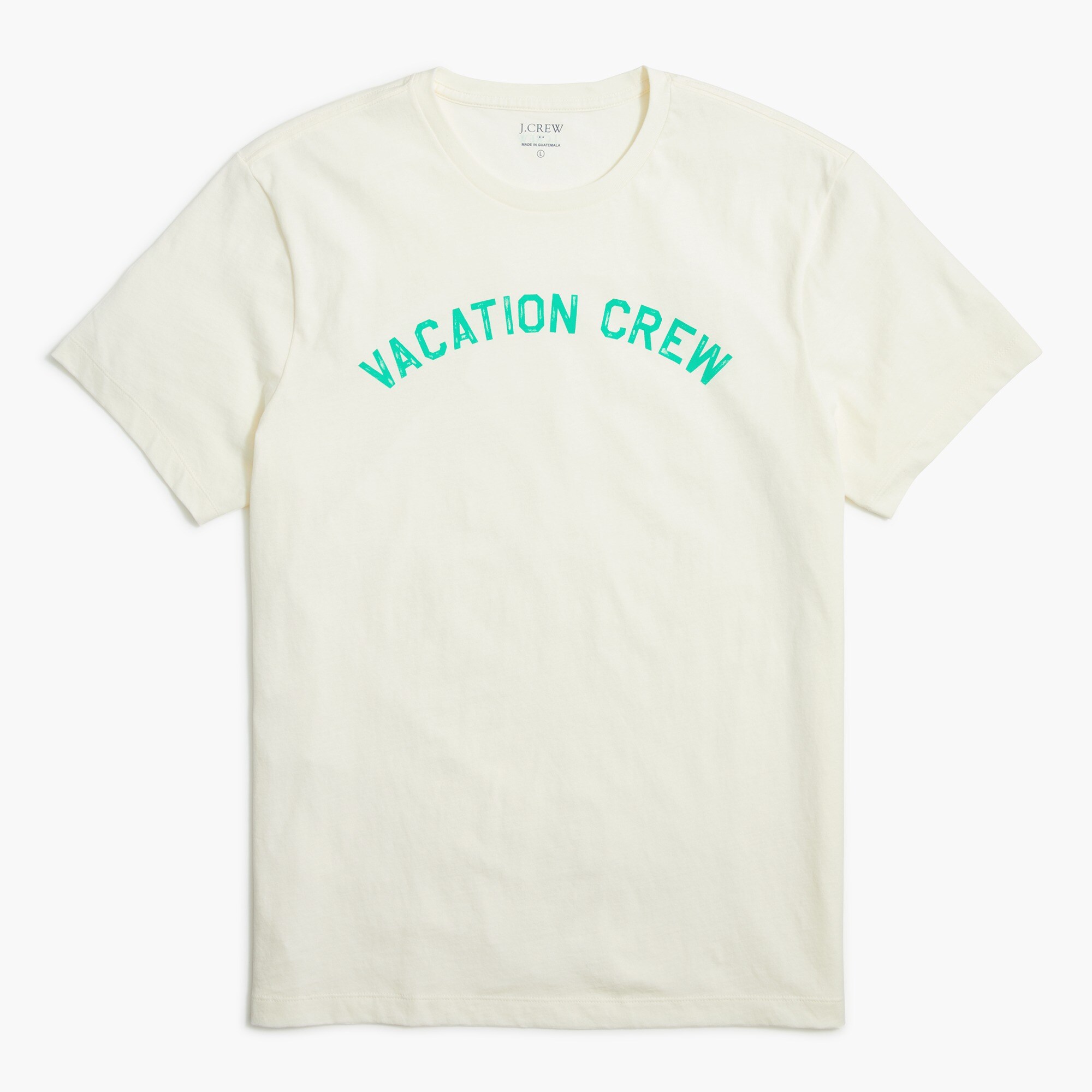 "vacation crew" graphic tee for men