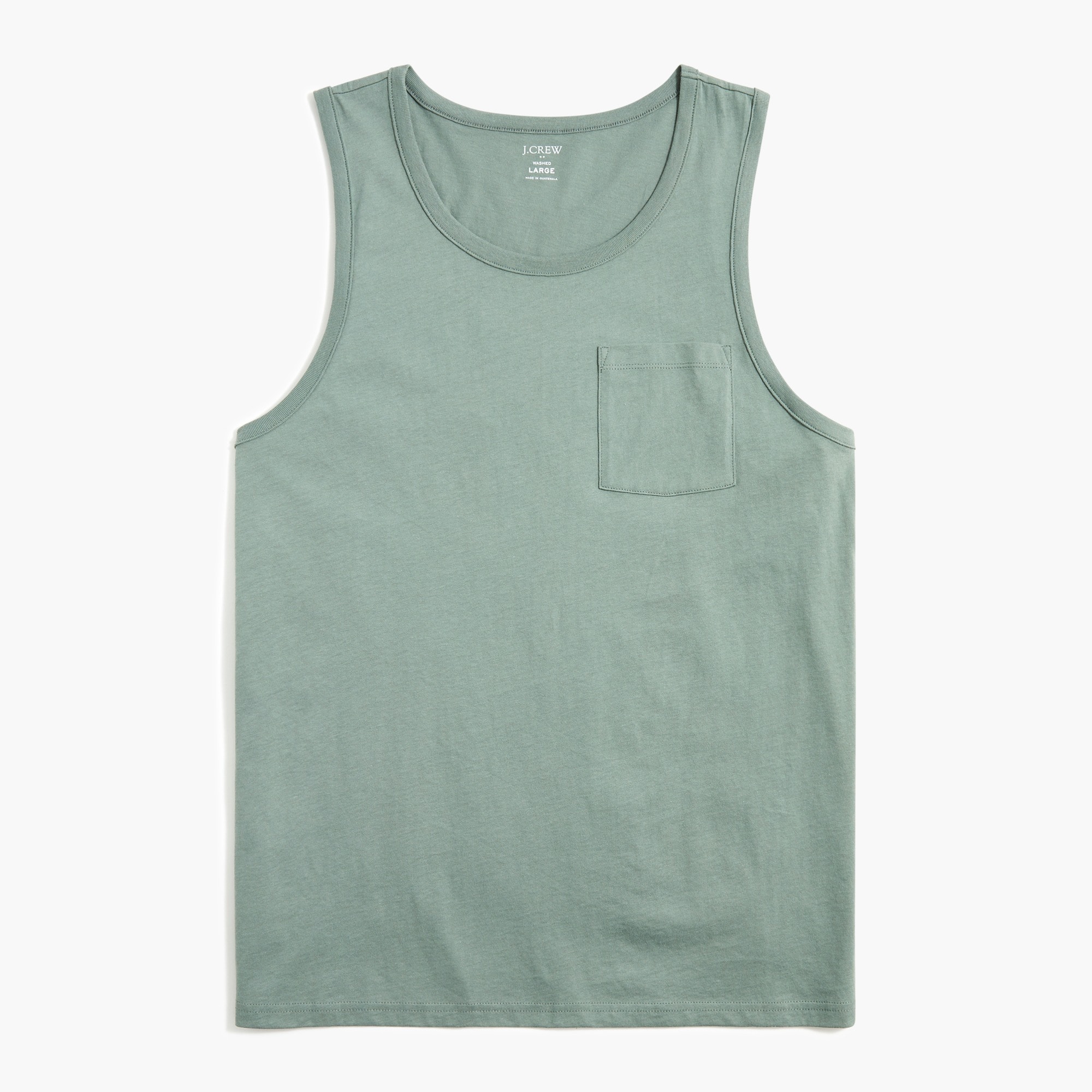 cotton pocket tank top for men