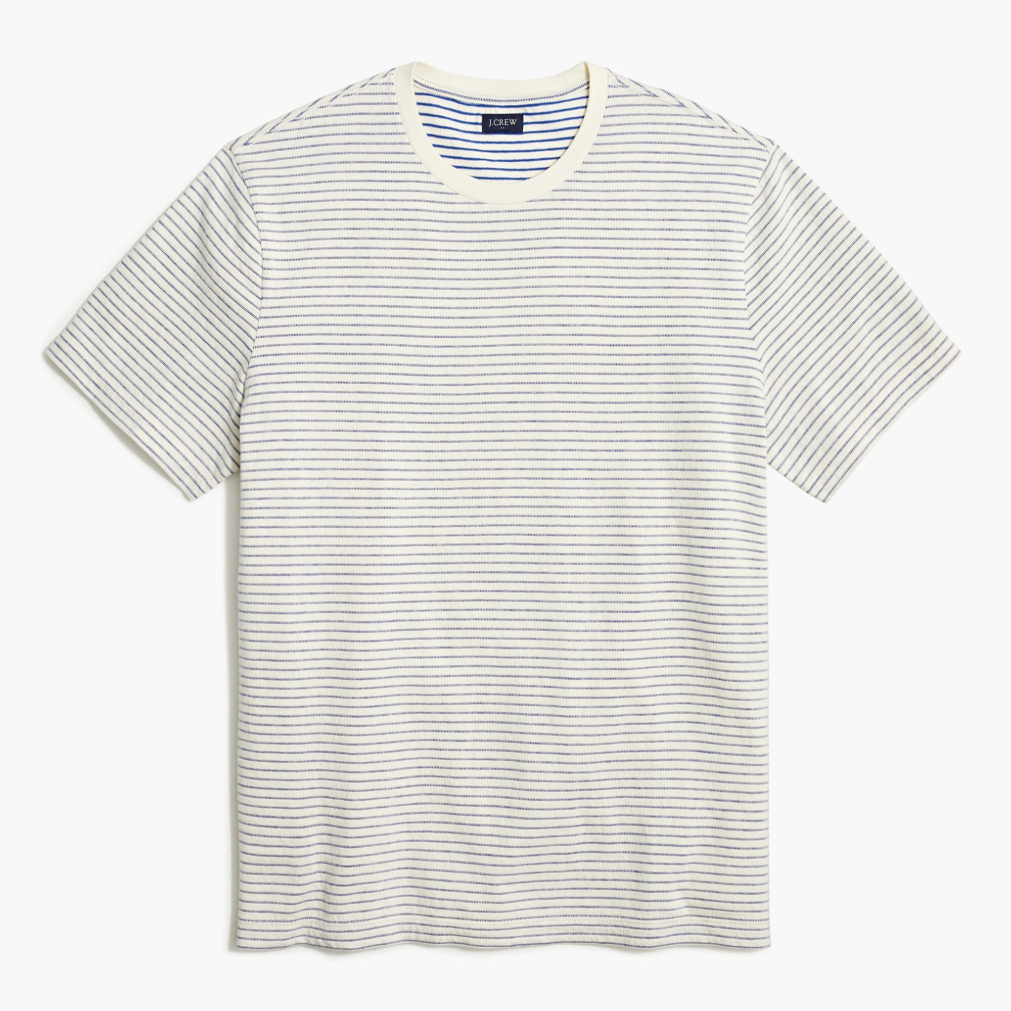 long-sleeve striped heritage tee in relaxed fit for men