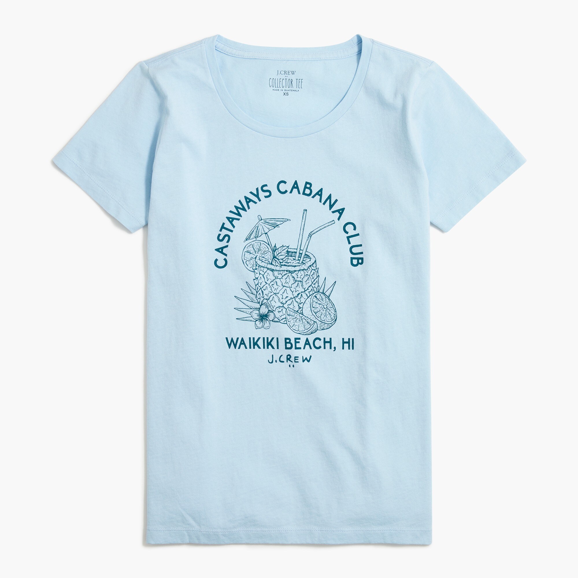 "Castaways cabana club" graphic tee