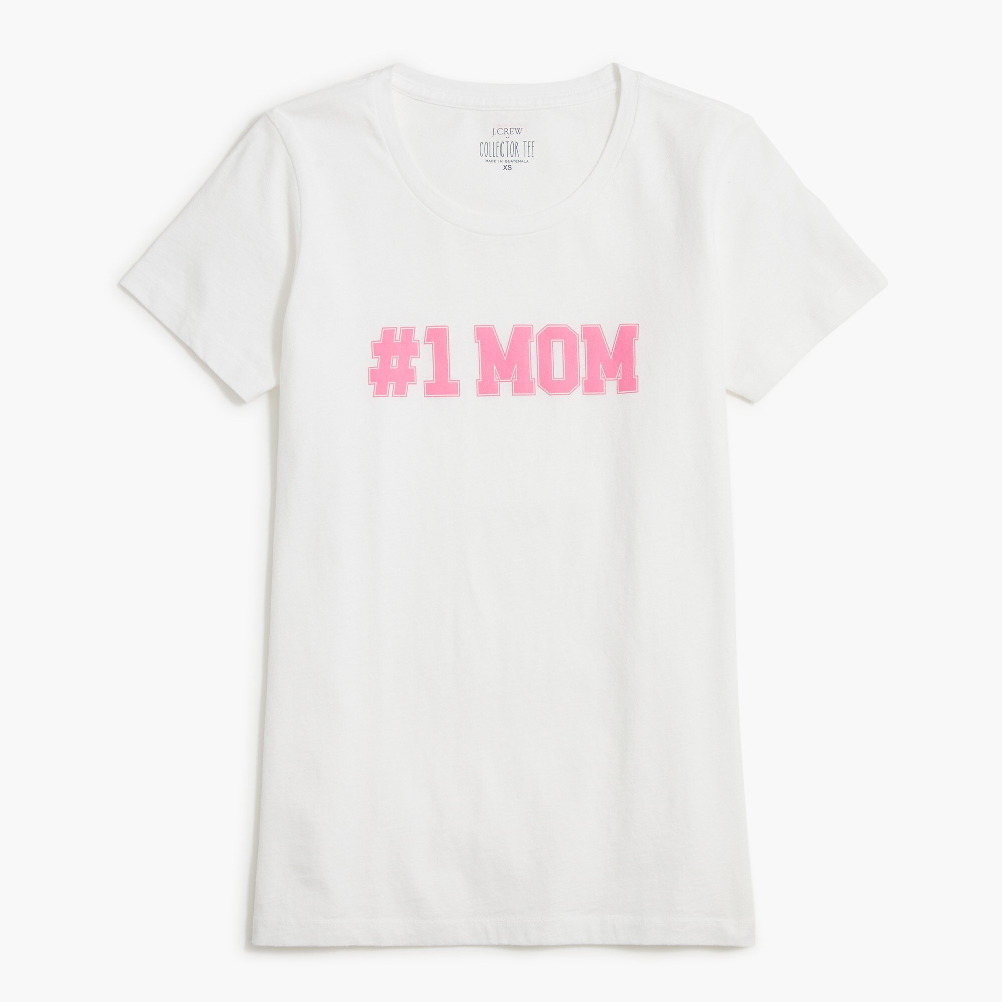 "#1 mom" graphic tee for women