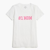 "#1 mom" graphic tee