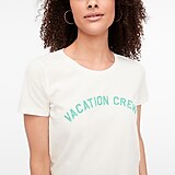 "Vacation crew" graphic tee