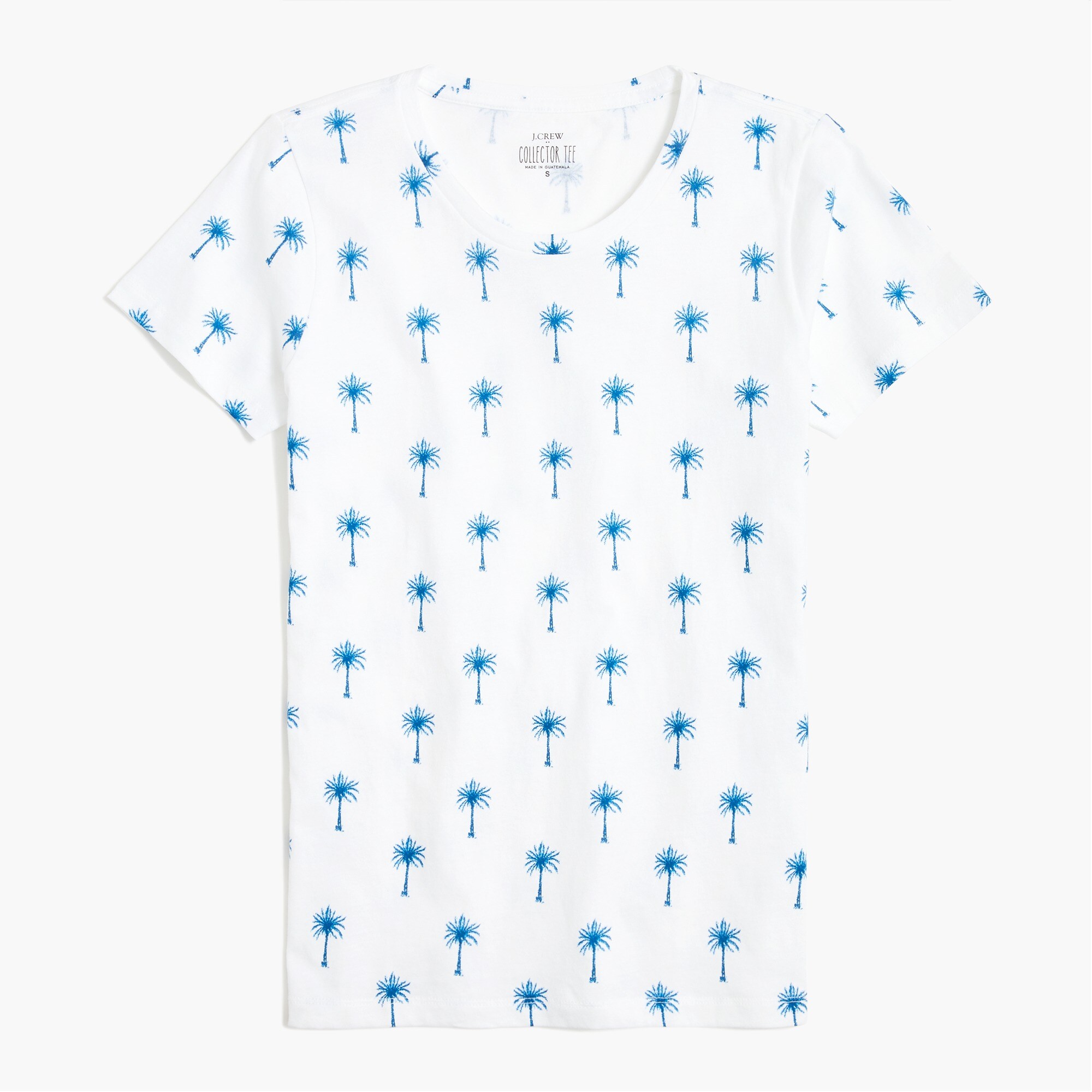palm tree graphic tee for women