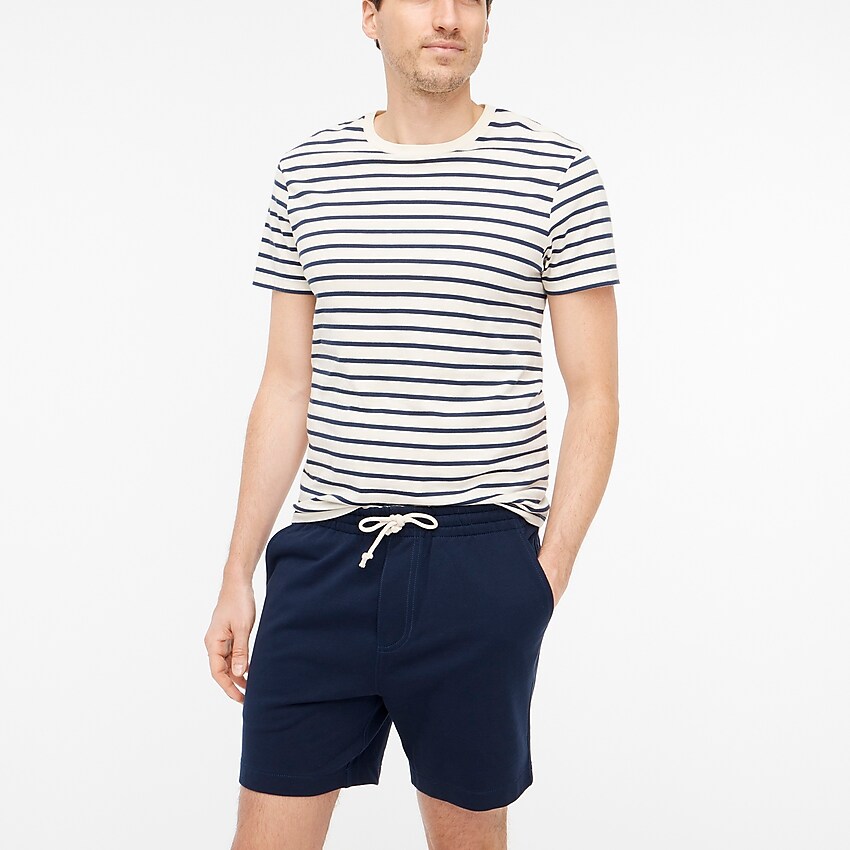 factory: cotton terry dock short for men, right side, view zoomed