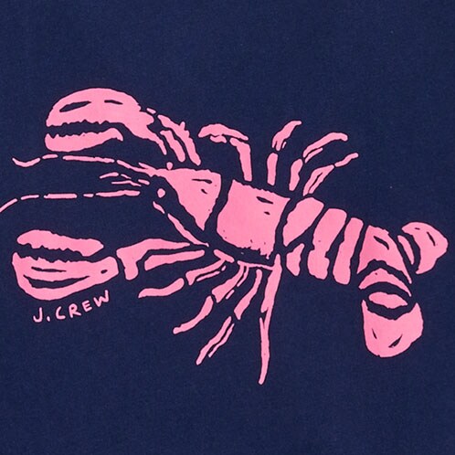 Lobster graphic tee ANTIQUE NAVY FLAMINGO  