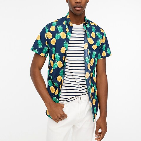  Slim pineapple flex casual shirt