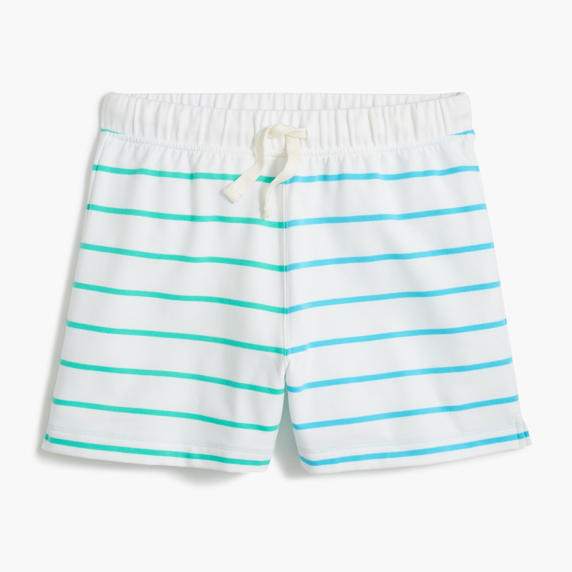 striped pull-on short for women