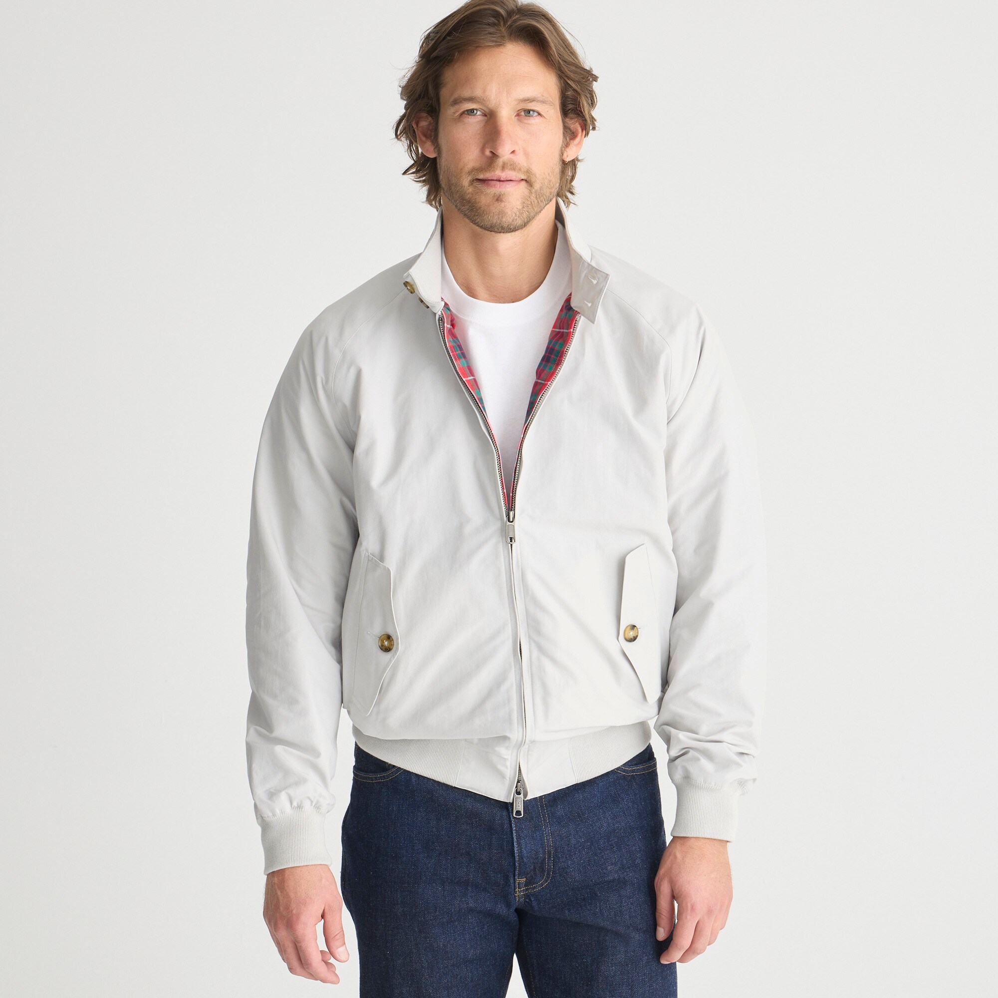 Baracuta® G9 Harrington Cloth Jacket For Men | J.Crew