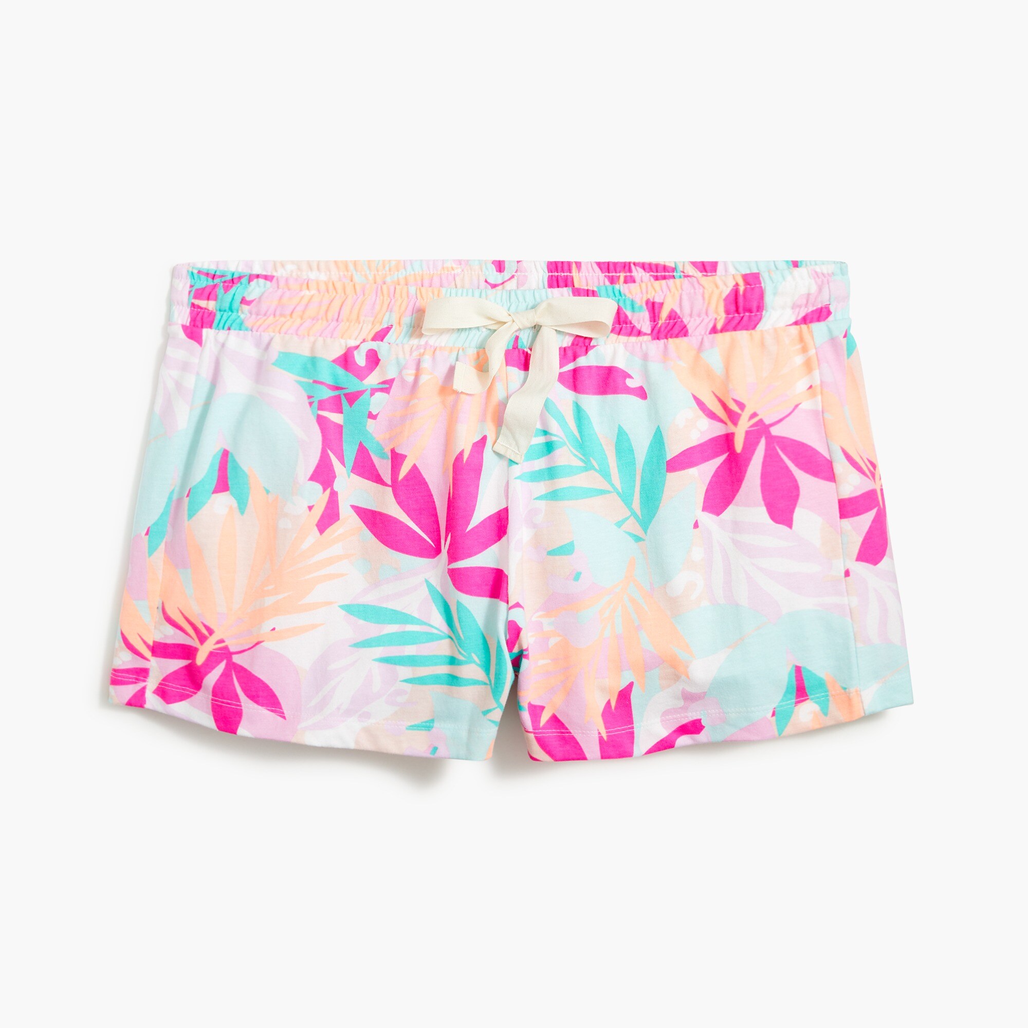 Floral knit sleep short