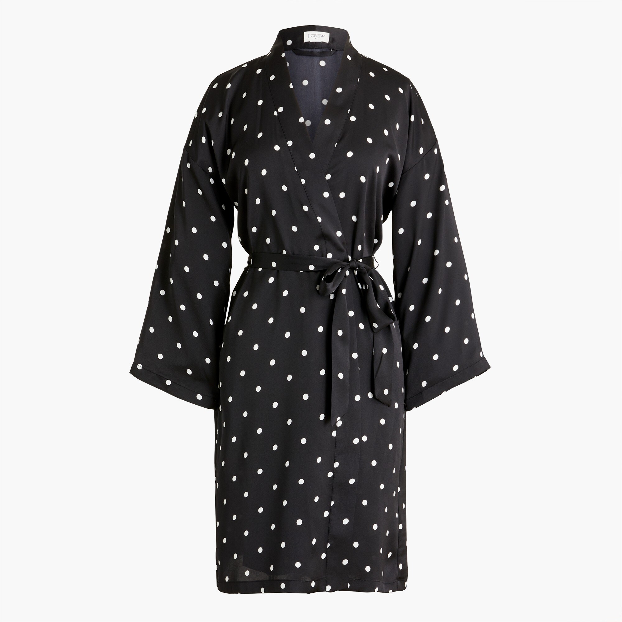 Silky sleep robe