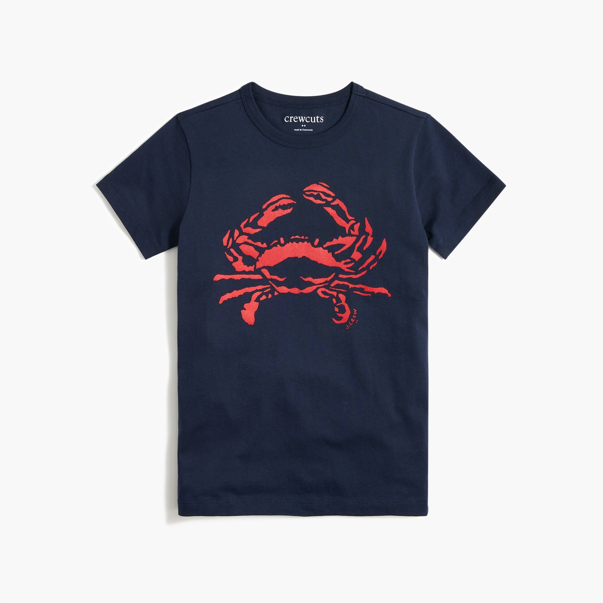 Kids' crab graphic tee