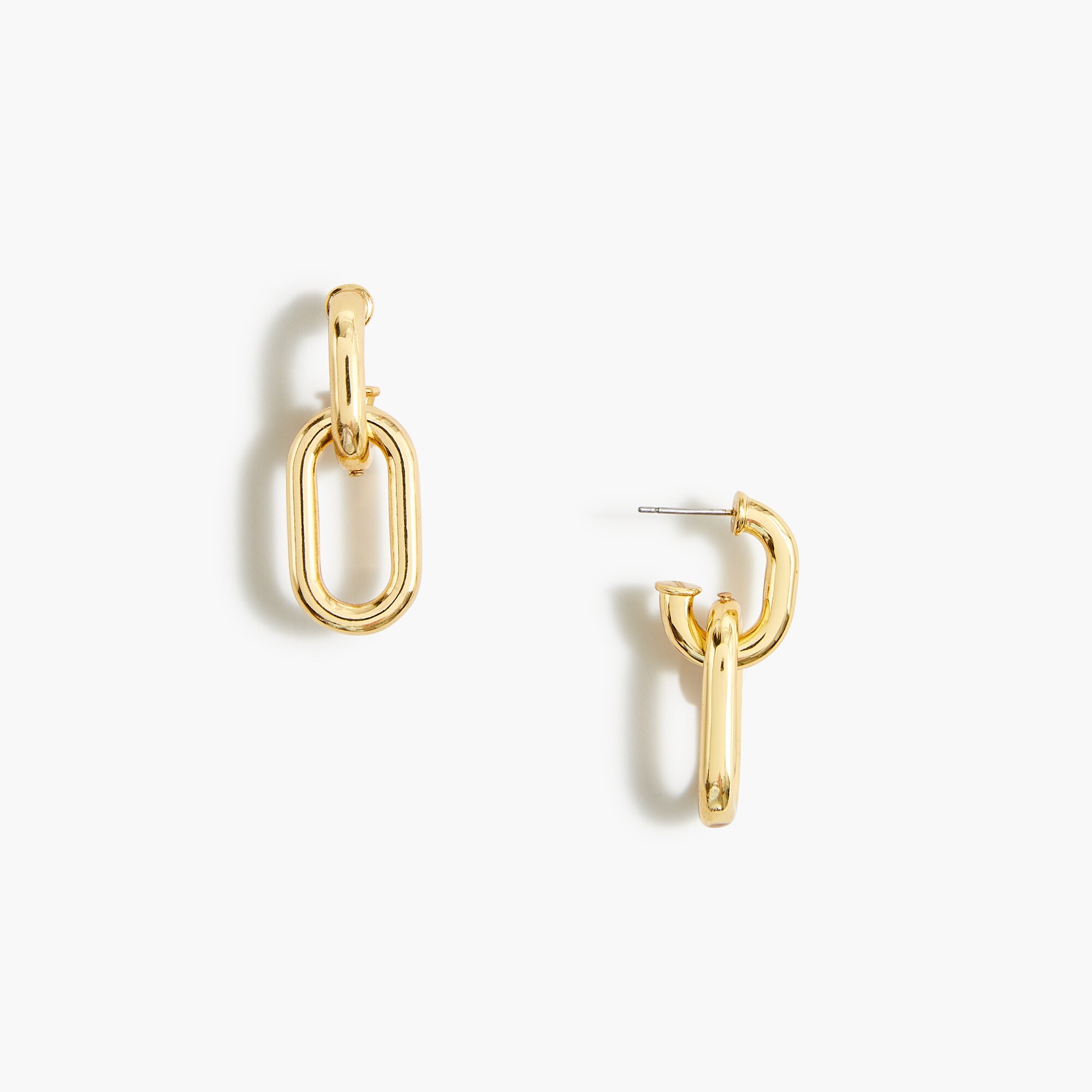 Chainlink drop earrings