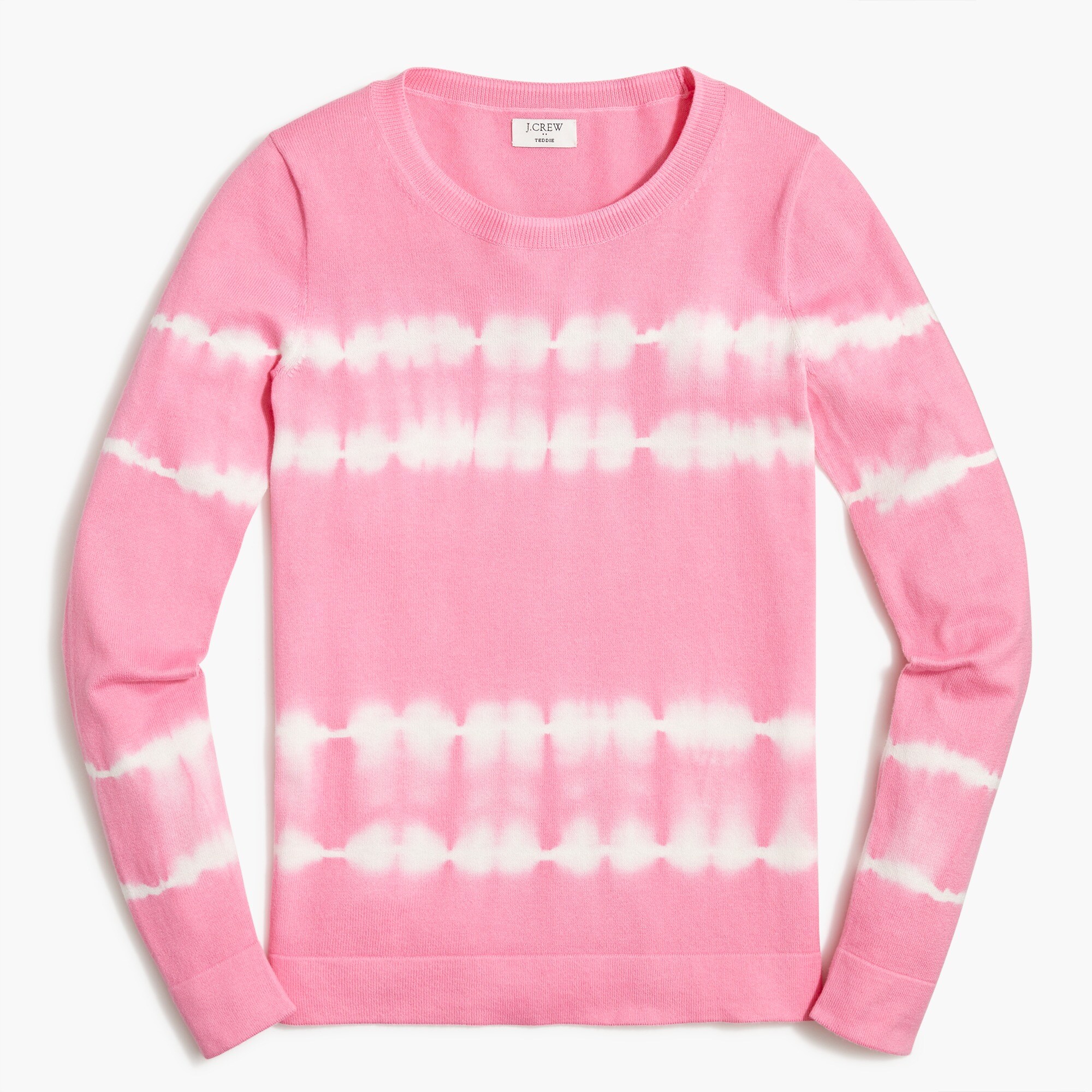 tie-dyed teddie sweater for women