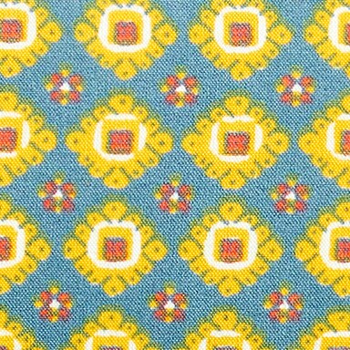 FLOWER FLOULARD BLUE YE