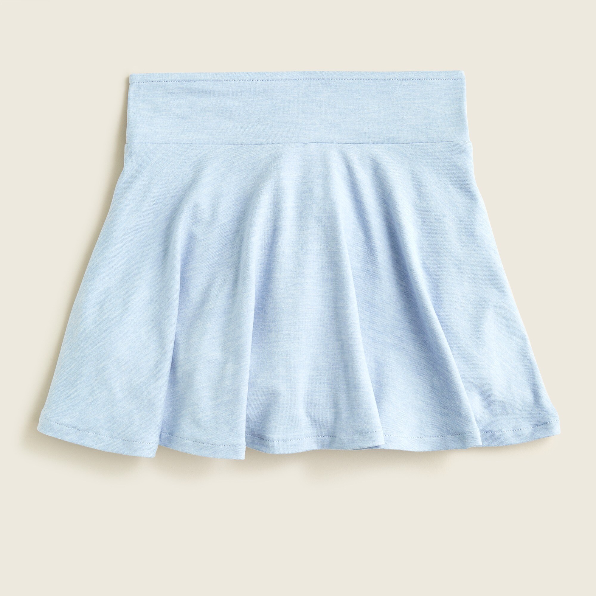 Girls' skort in performance jersey
