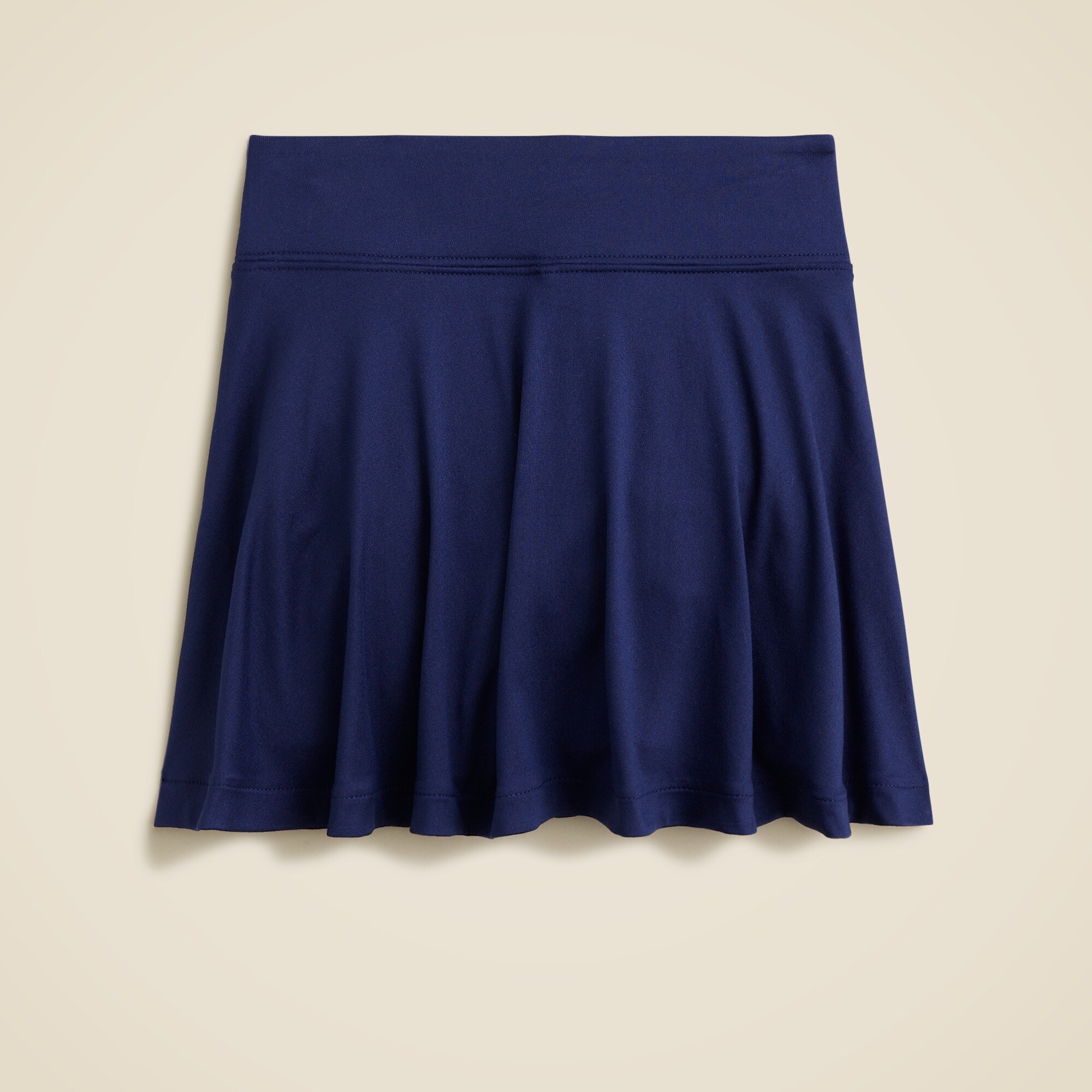 Girls' skort in performance jersey