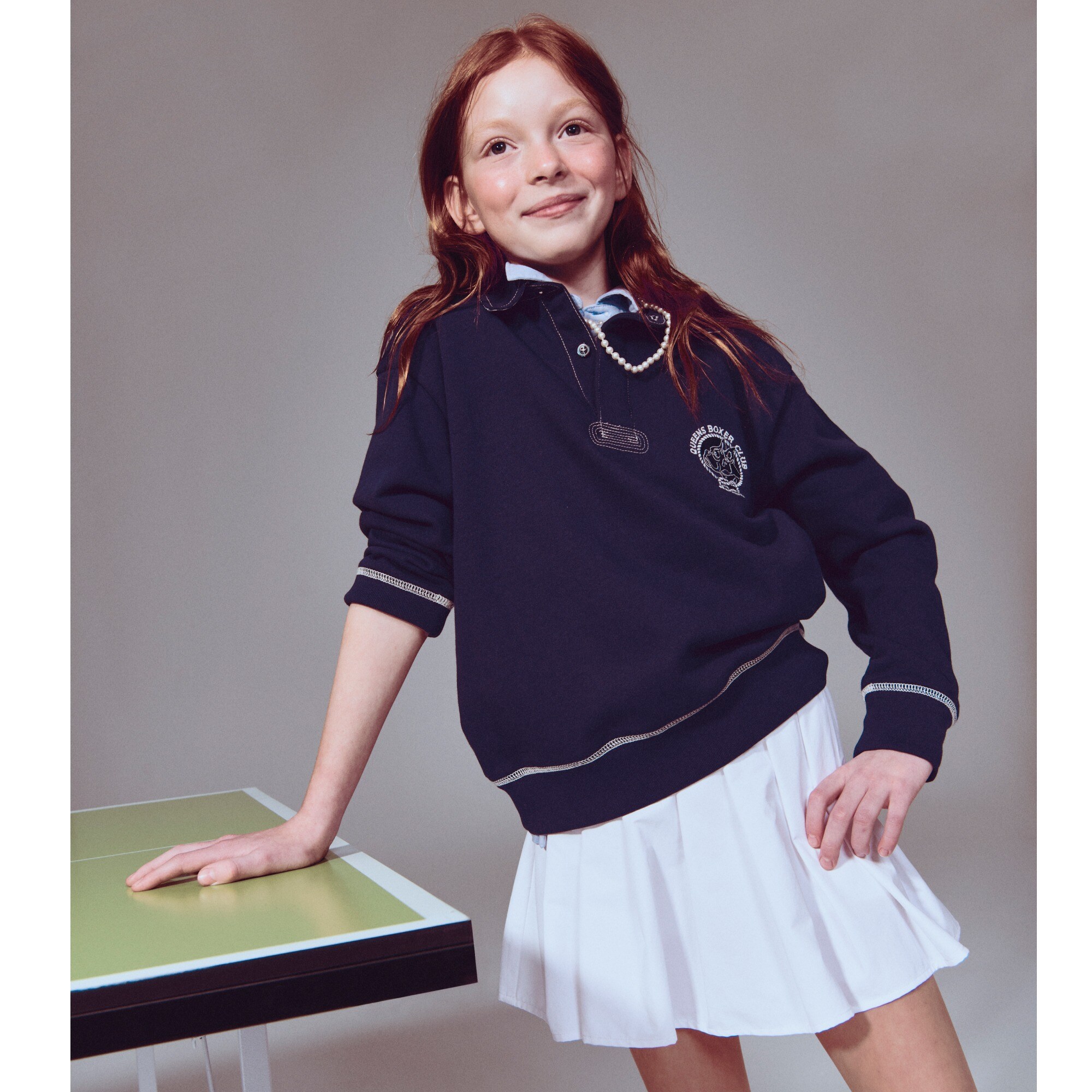 Girls' active skort