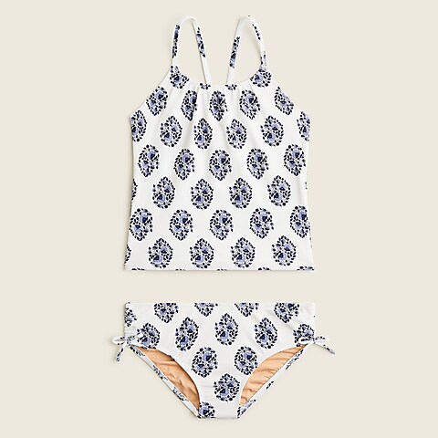girls Girls' printed two-piece with UPF 50+