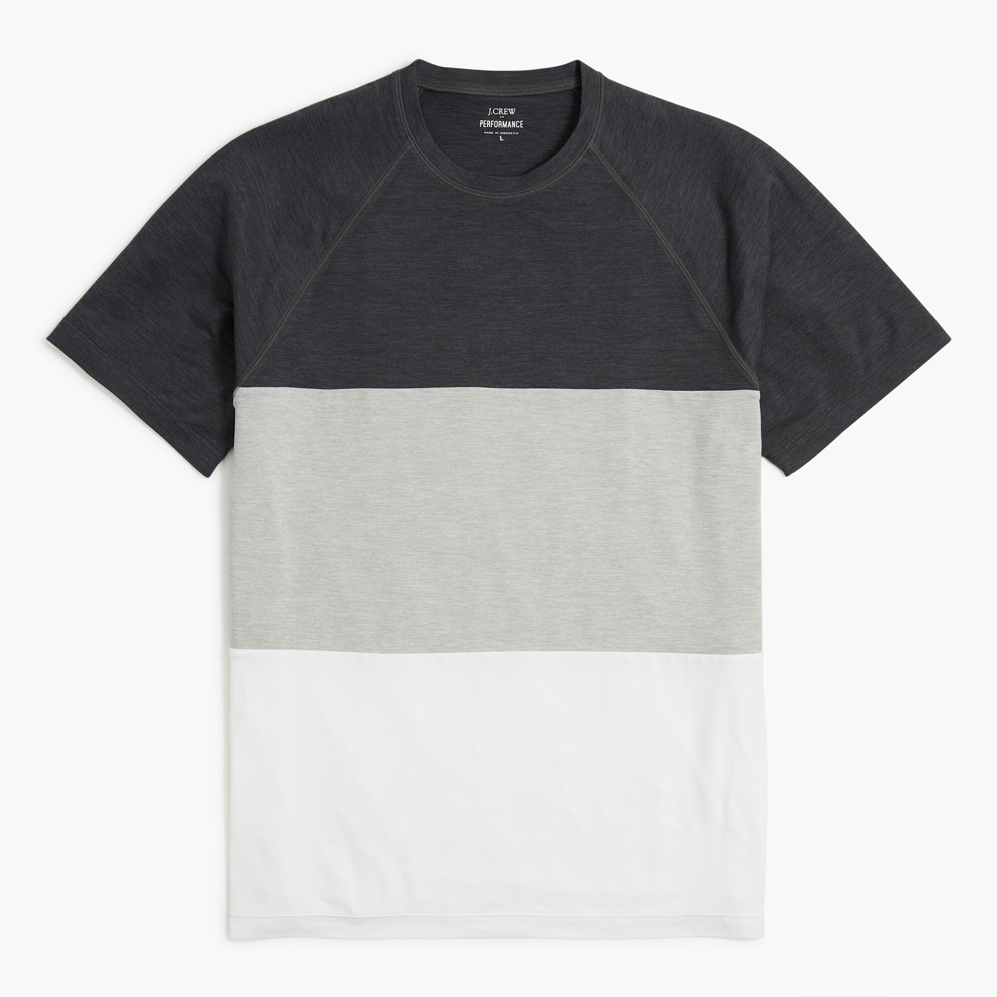 Colorblock raglan performance tee