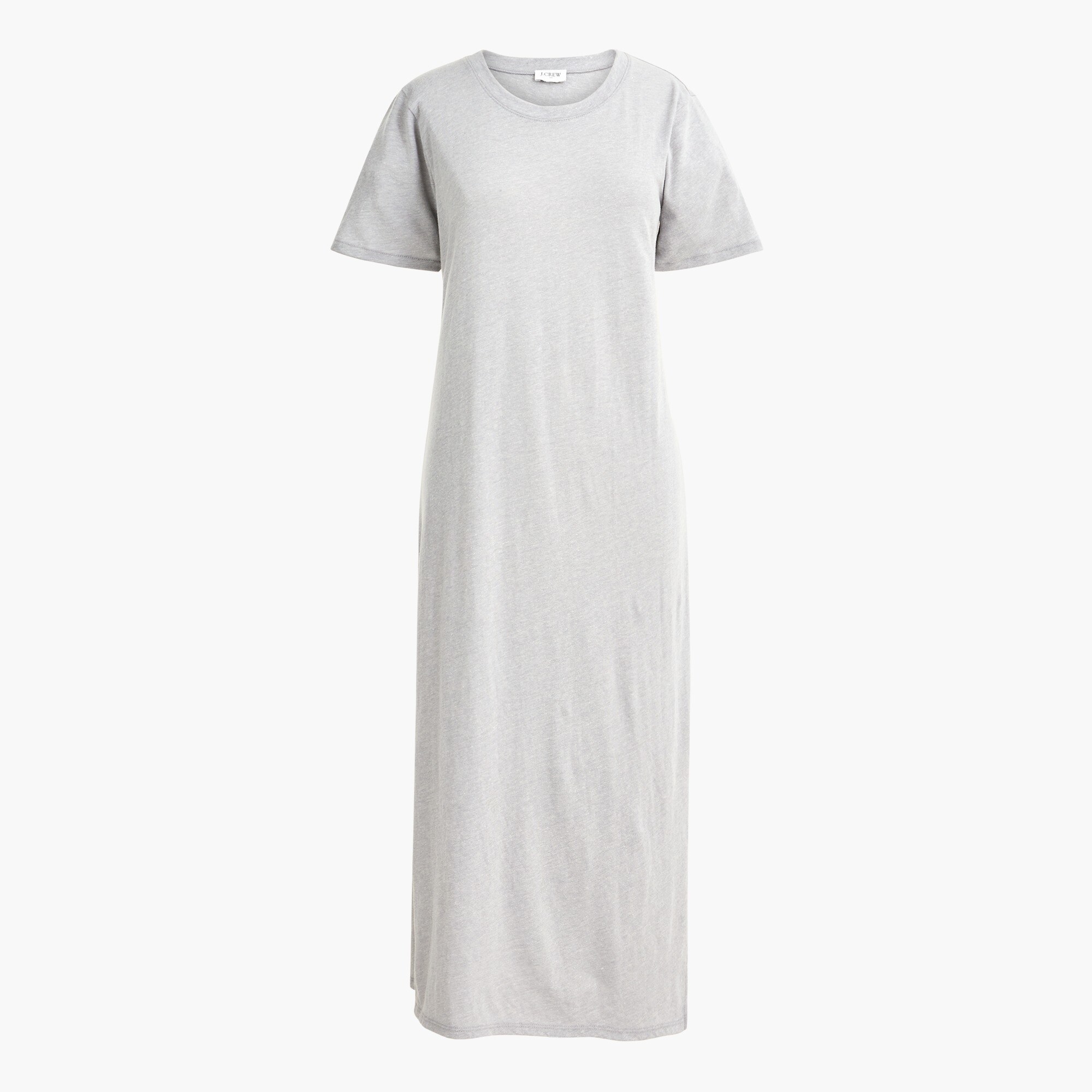 knee length dresses for ladies Olive Green Cotton T-Shirt Midi Dress main image 1