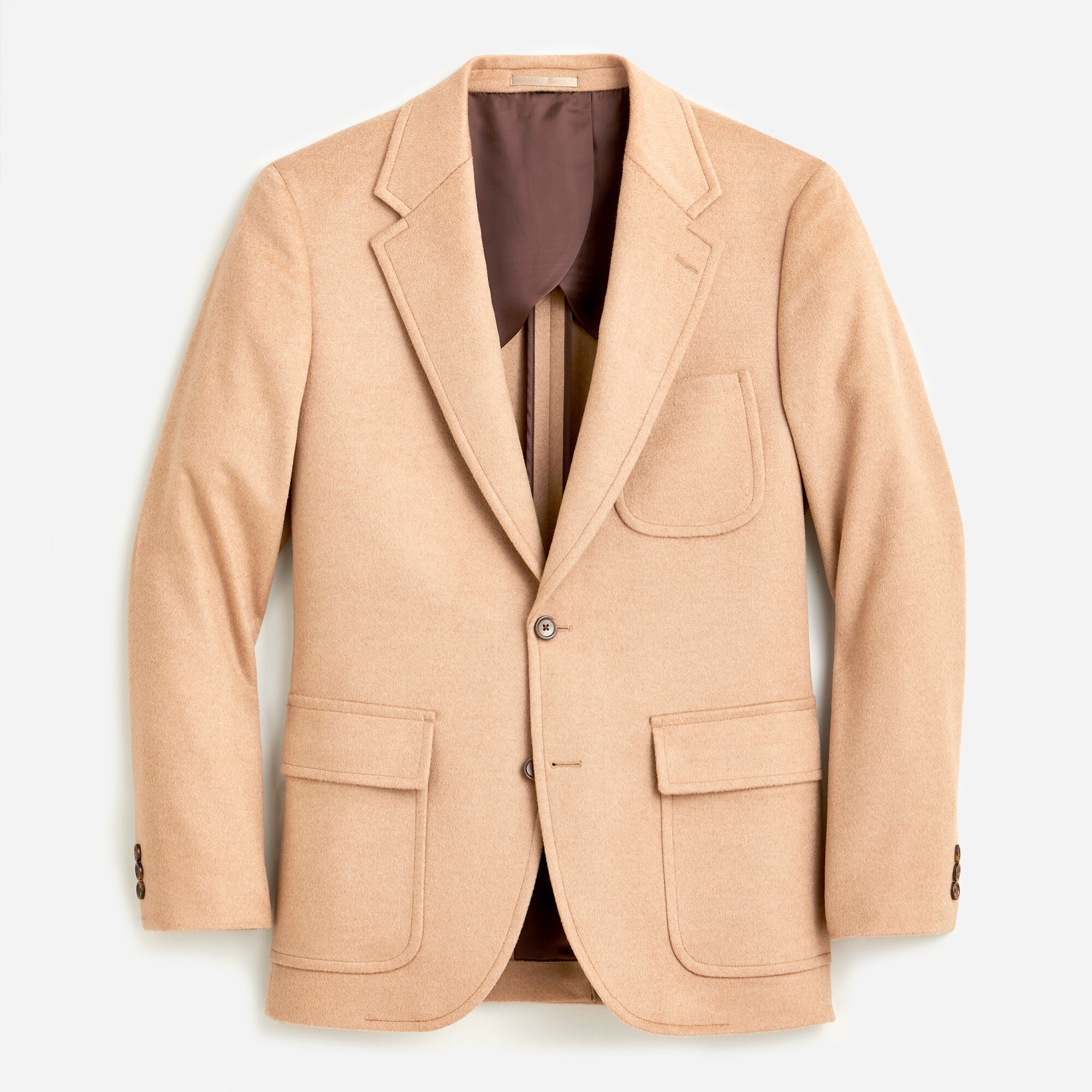 Kenmare Relaxed-fit blazer in Italian camel hair
