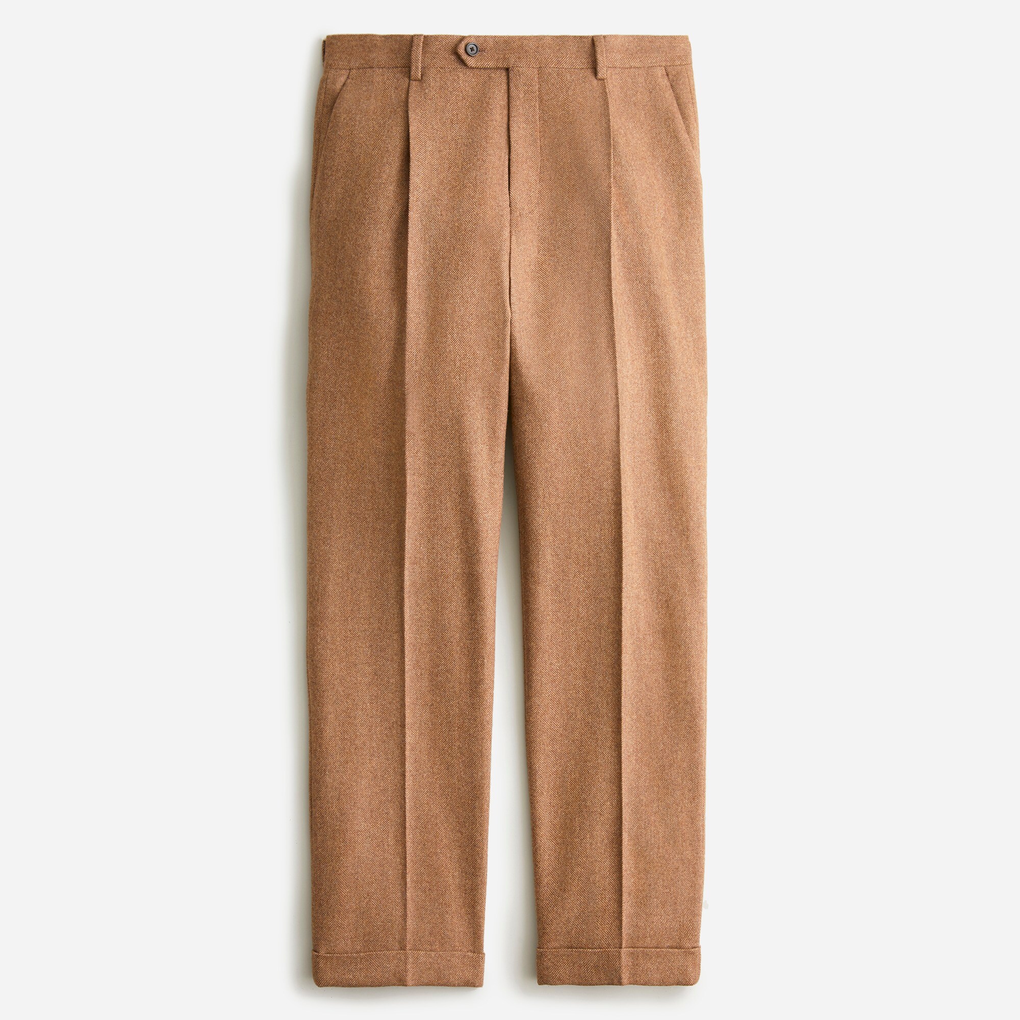 Kenmare Relaxed-fit pleated suit pant in Italian wool