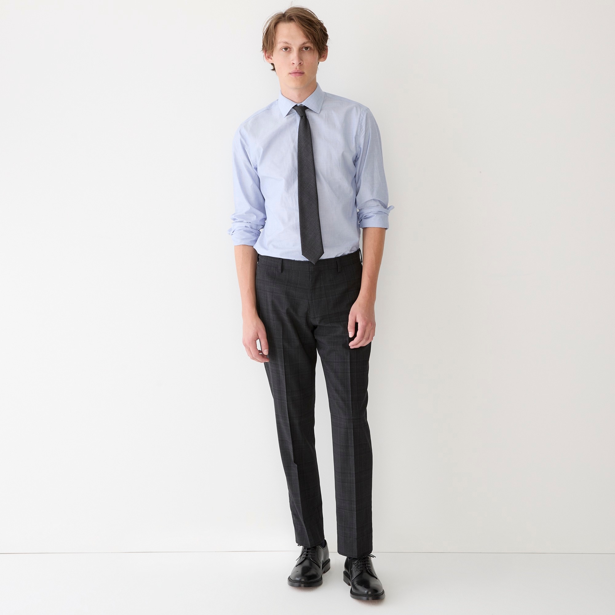 mens Ludlow Slim-fit suit pant in Italian stretch wool blend