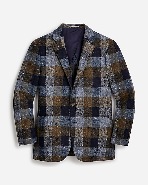  Ludlow Slim-fit blazer in Irish Donegal wool