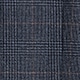 Ludlow Slim-fit suit jacket in English cotton-wool blend NAVY GLEN CHECK