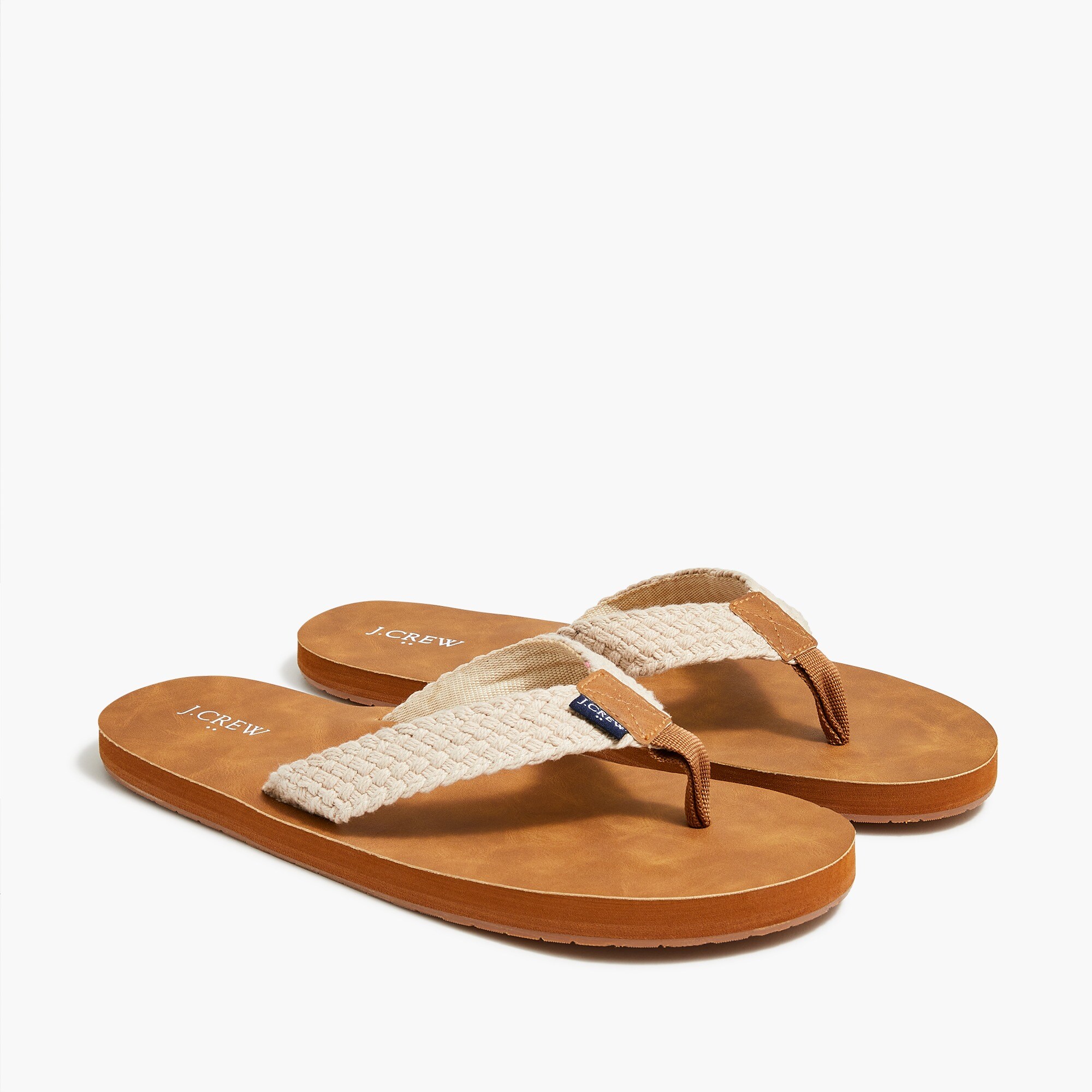 Mixed-rope flip-flops
