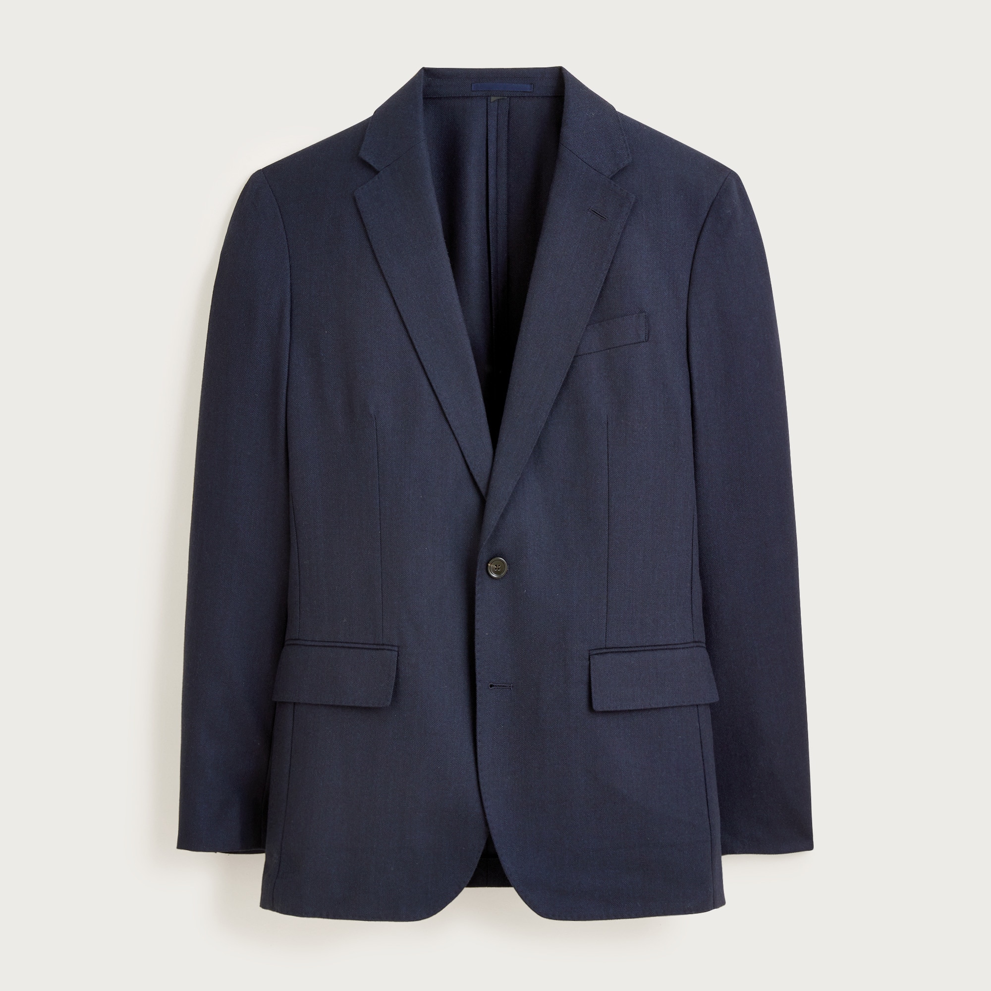 Ludlow Slim-fit suit jacket in English cotton-wool blend