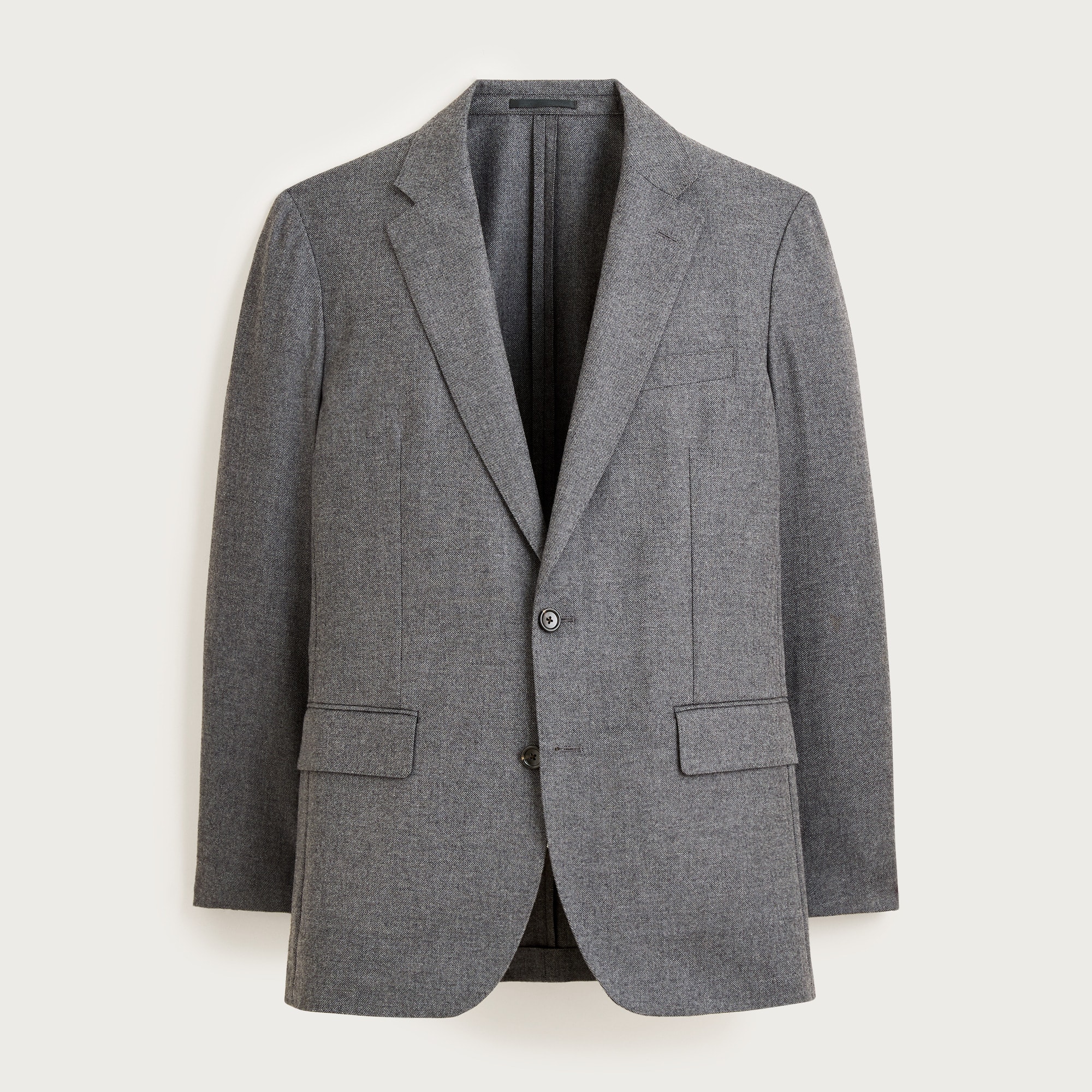 Ludlow Slim-fit suit jacket in English cotton-wool blend