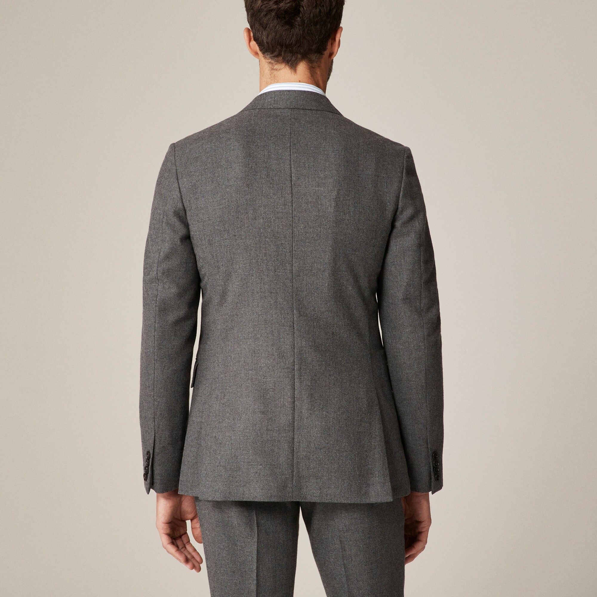 Ludlow Slim-fit suit jacket in English cotton-wool blend