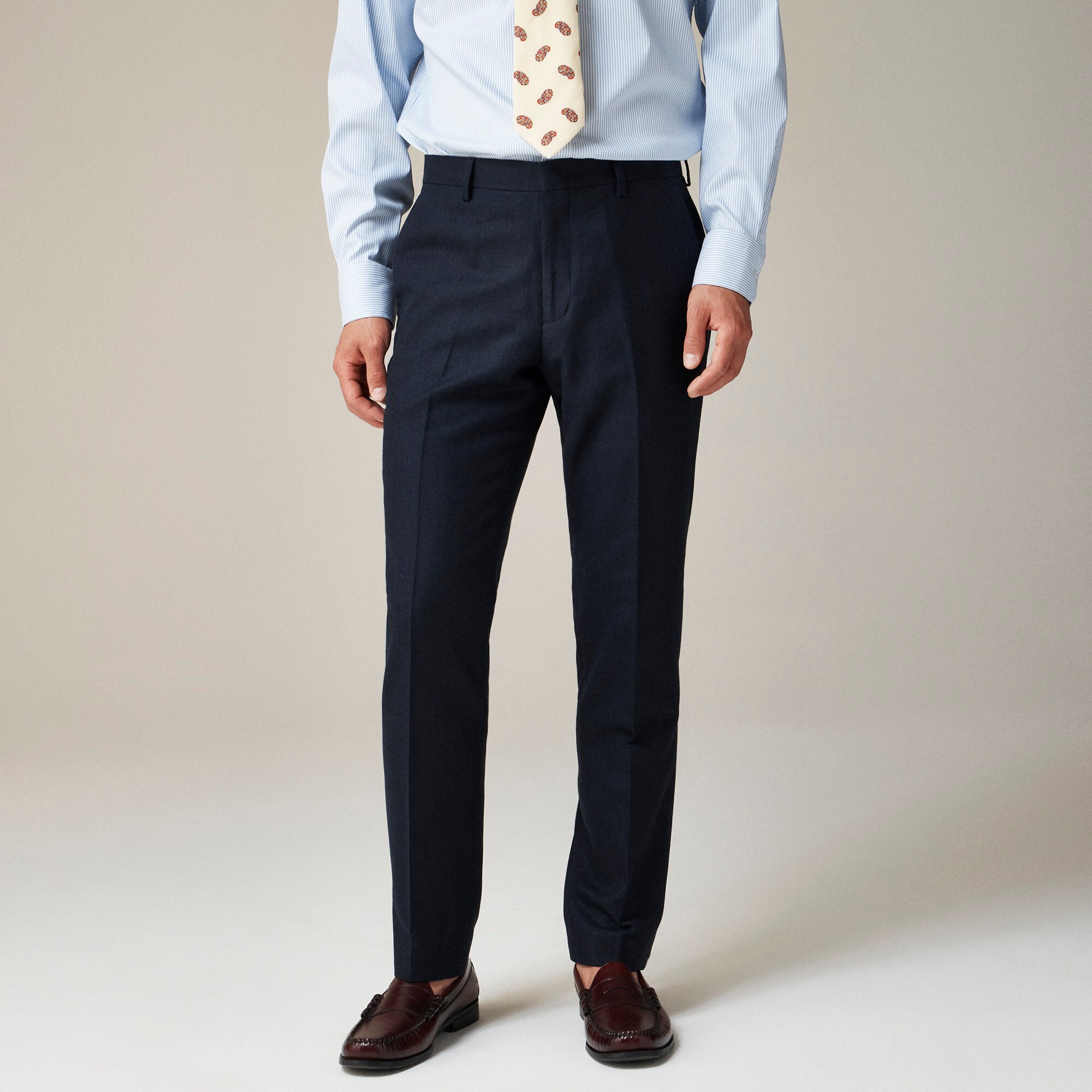  Ludlow Slim-fit suit pant in English cotton-wool blend